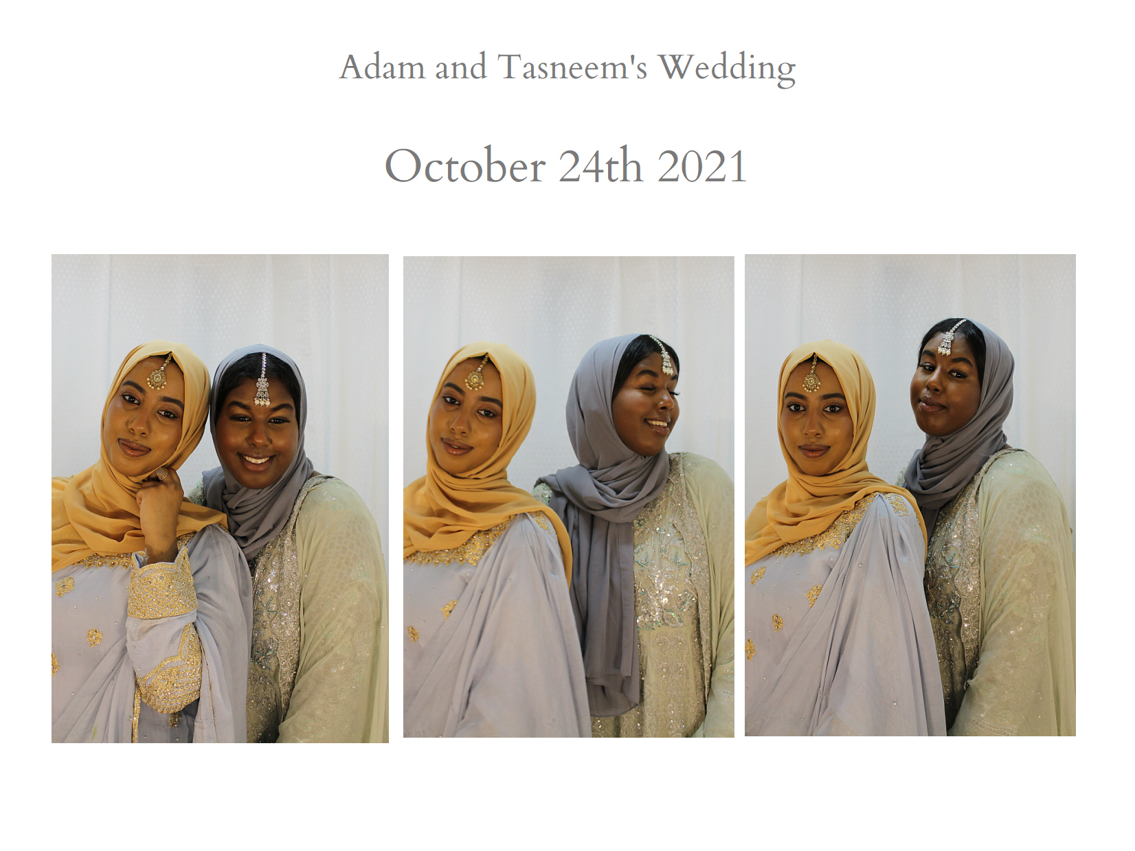 Adam and Tasneem’s Wedding | View more photos from the event at my.specialeventsphotobooths.co.uk/u/SpecialEventsPhotoBooths/Adam-and-Tasneem’s-Wedding