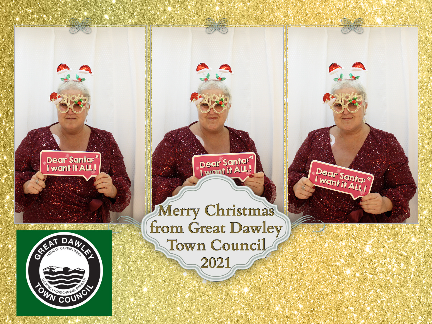 Great Dawley Town Council Over 60's Christmas Party | View more photos from the event at my.specialeventsphotobooths.co.uk/u/SpecialEventsPhotoBooths/Great-Dawley-Town-Council-Over-60s-Christmas-Party