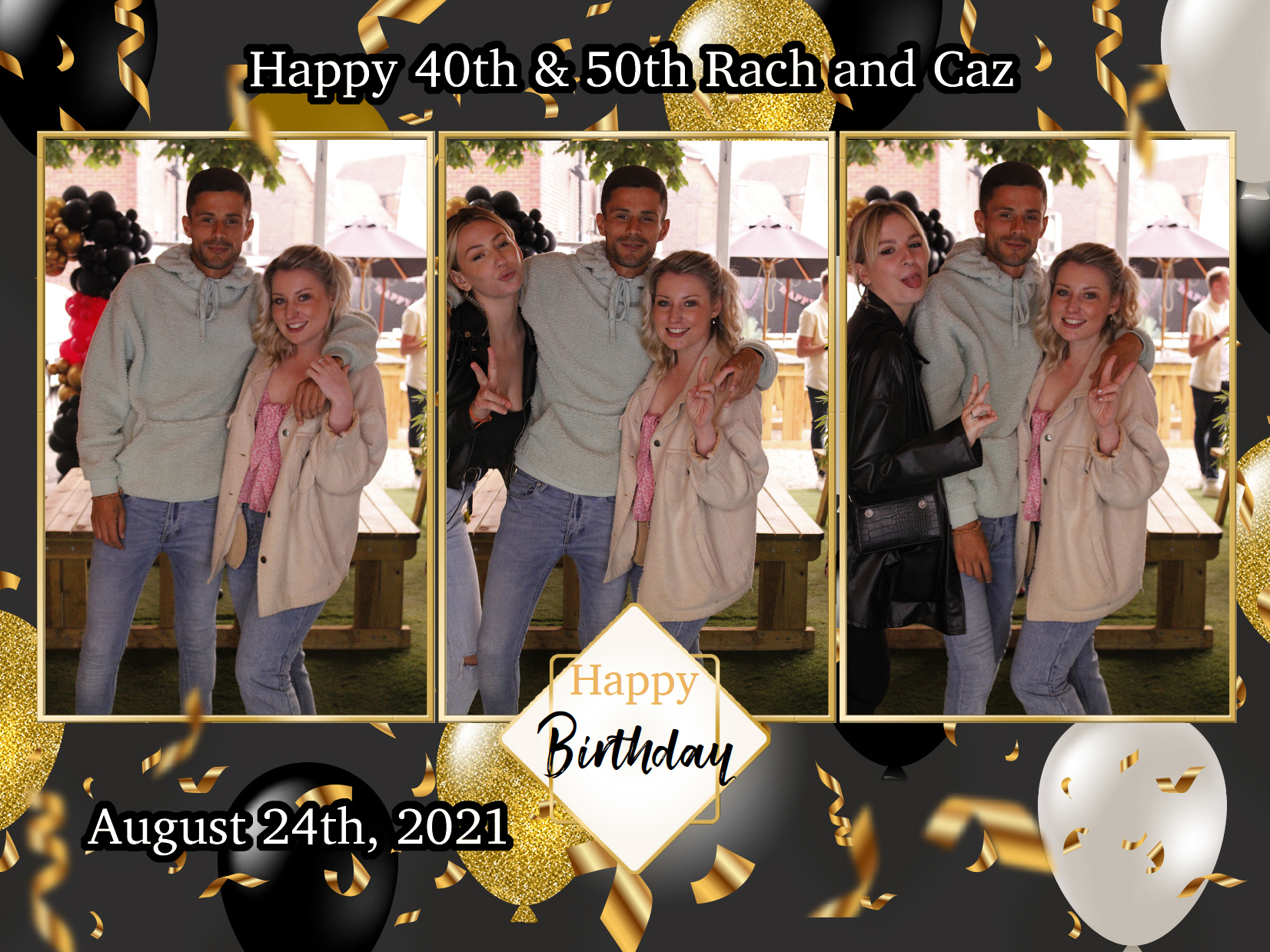Happy 40th & 50th Rach and Caz | View more photos from the event at my.specialeventsphotobooths.co.uk/u/SpecialEventsPhotoBooths/Happy-40th-50th-Rach-and-Caz