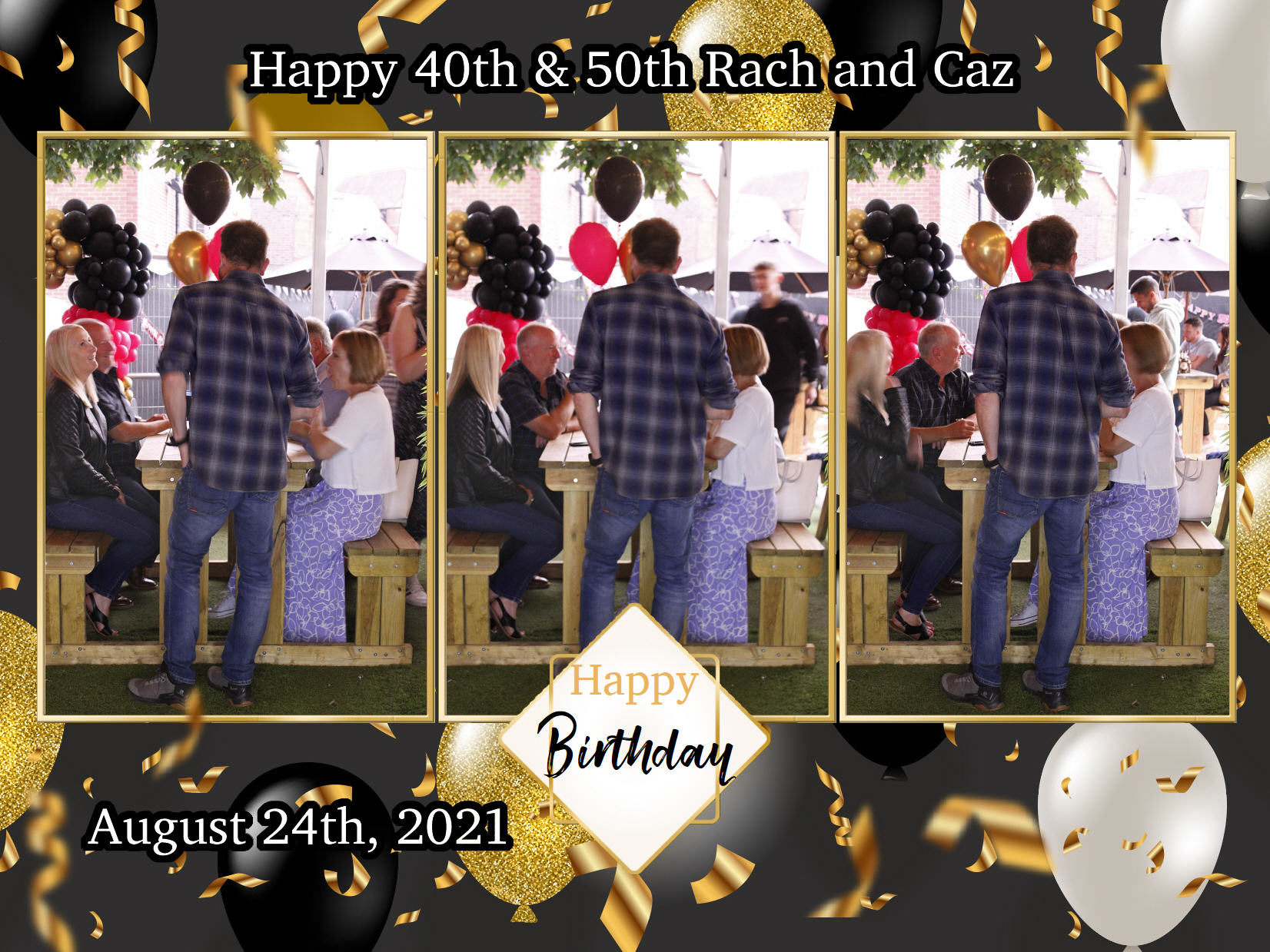 Happy 40th & 50th Rach and Caz | View more photos from the event at my.specialeventsphotobooths.co.uk/u/SpecialEventsPhotoBooths/Happy-40th-50th-Rach-and-Caz