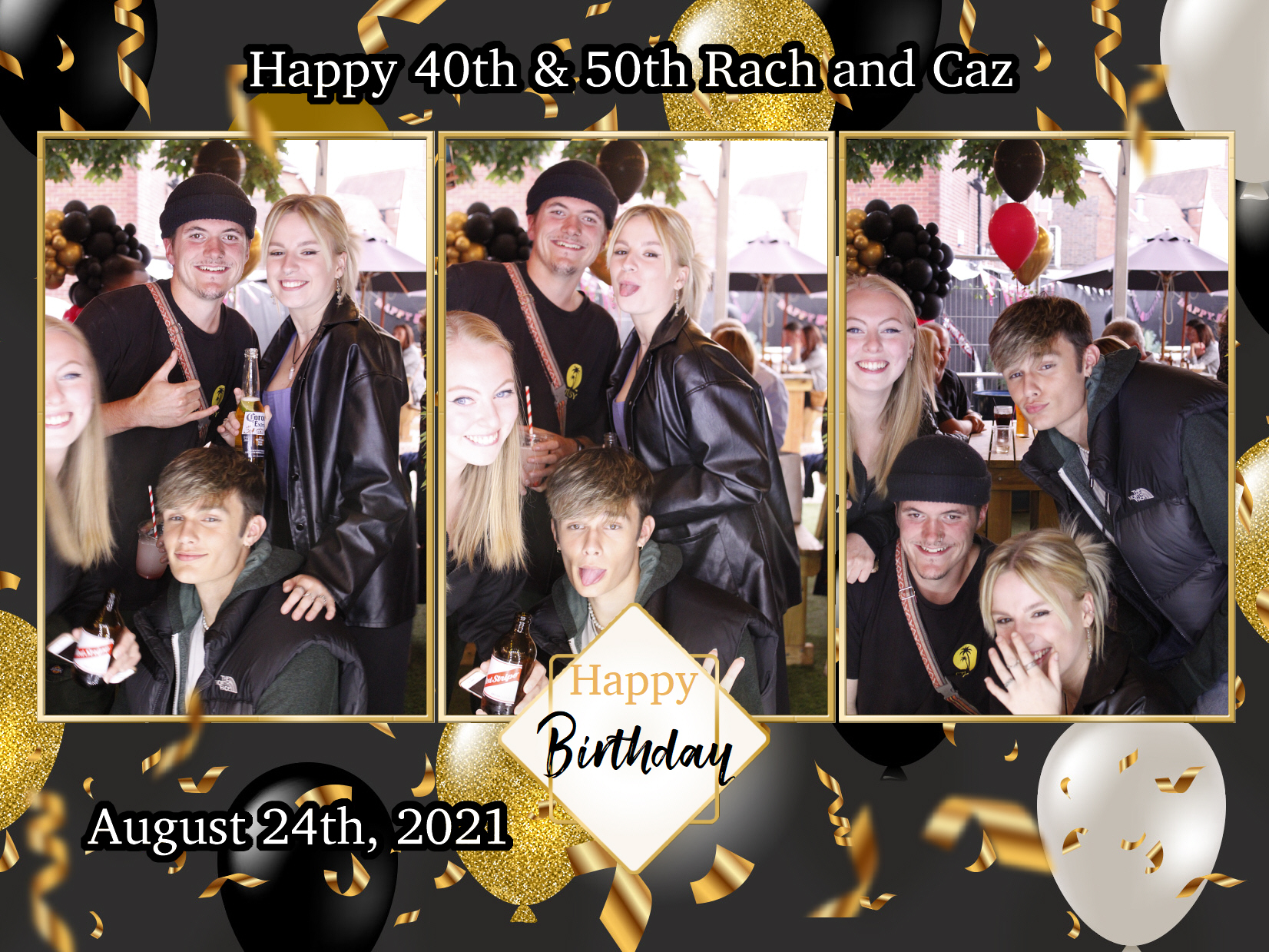 Happy 40th & 50th Rach and Caz | View more photos from the event at my.specialeventsphotobooths.co.uk/u/SpecialEventsPhotoBooths/Happy-40th-50th-Rach-and-Caz