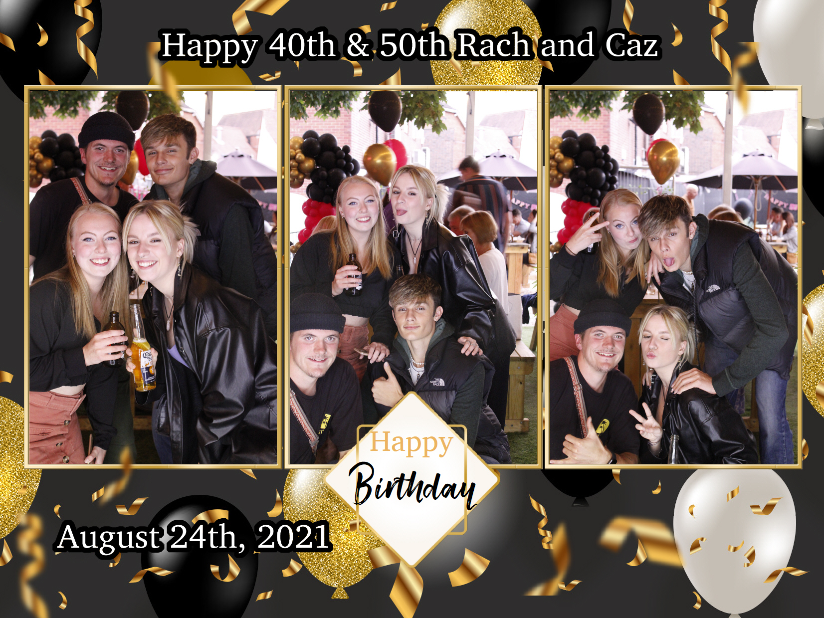 Happy 40th & 50th Rach and Caz | View more photos from the event at my.specialeventsphotobooths.co.uk/u/SpecialEventsPhotoBooths/Happy-40th-50th-Rach-and-Caz