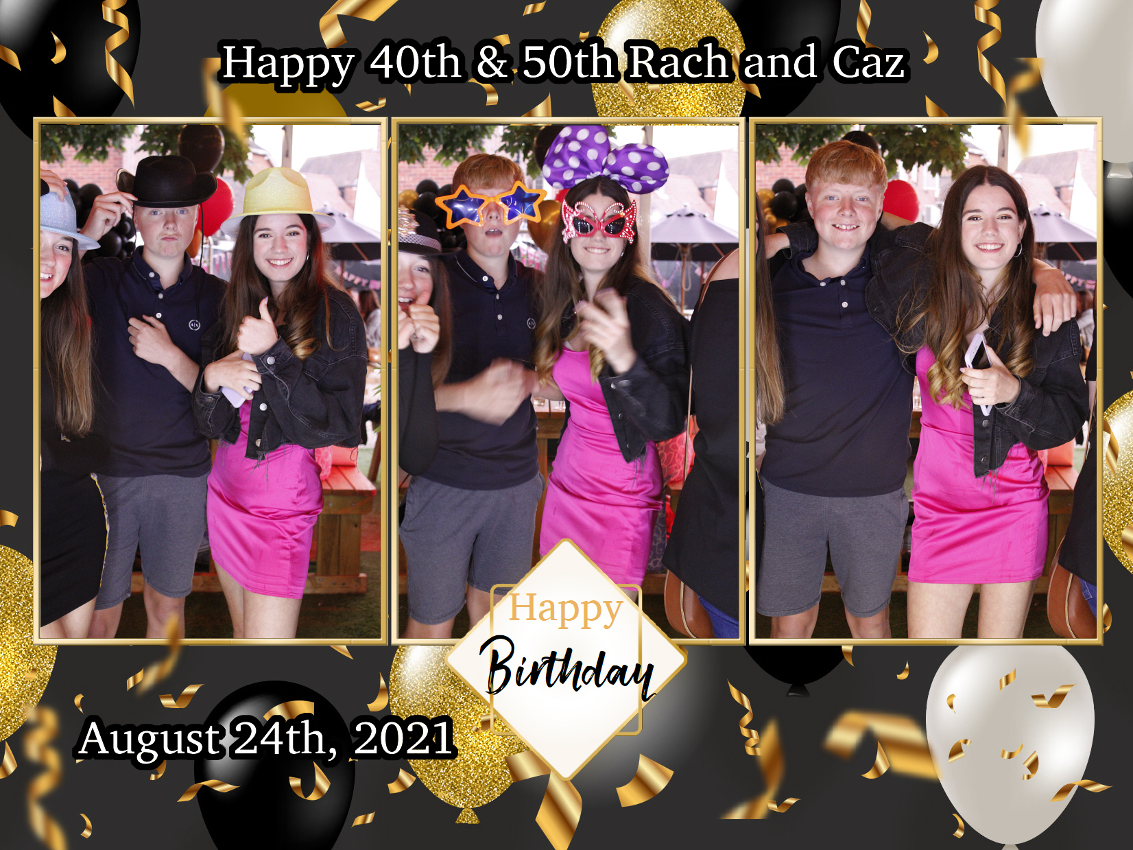 Happy 40th & 50th Rach and Caz | View more photos from the event at my.specialeventsphotobooths.co.uk/u/SpecialEventsPhotoBooths/Happy-40th-50th-Rach-and-Caz