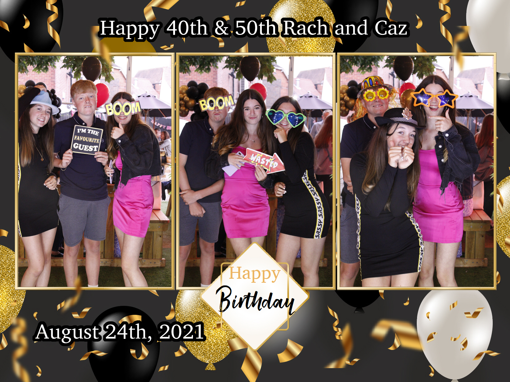 Happy 40th & 50th Rach and Caz | View more photos from the event at my.specialeventsphotobooths.co.uk/u/SpecialEventsPhotoBooths/Happy-40th-50th-Rach-and-Caz