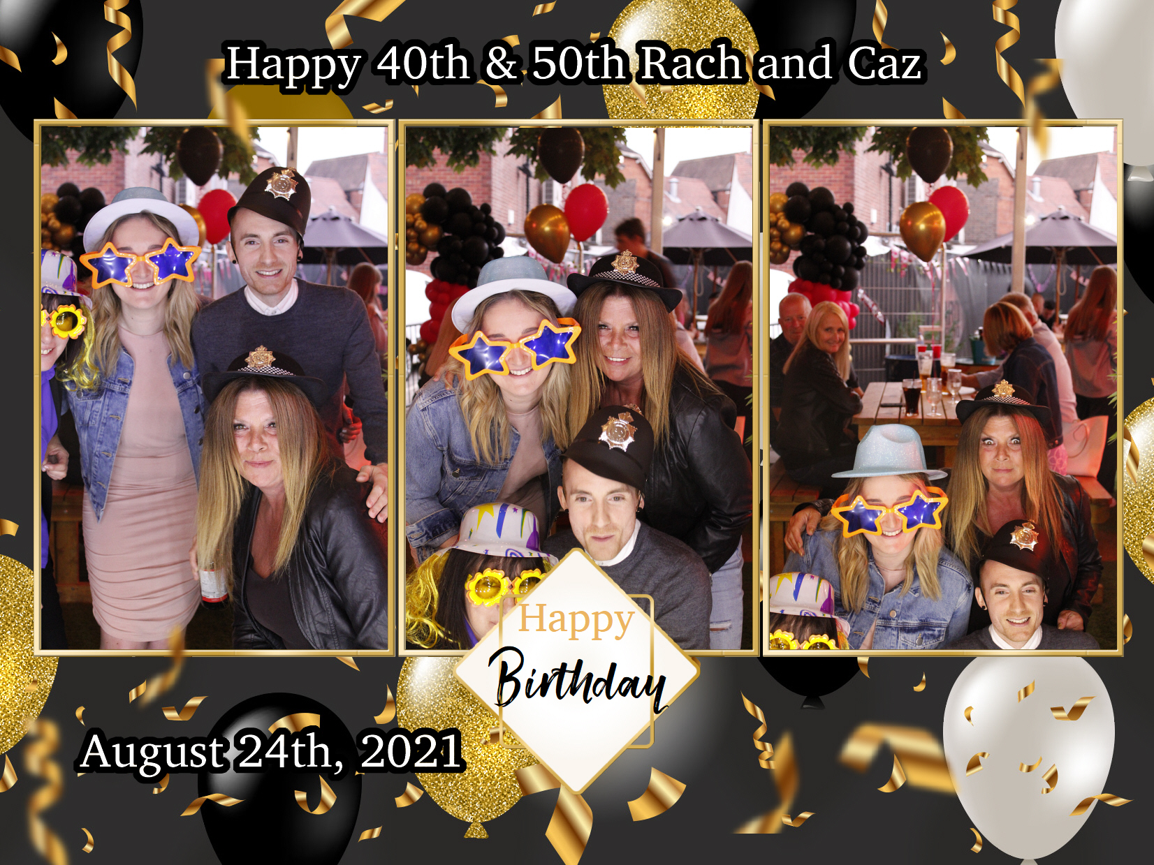 Happy 40th & 50th Rach and Caz | View more photos from the event at my.specialeventsphotobooths.co.uk/u/SpecialEventsPhotoBooths/Happy-40th-50th-Rach-and-Caz