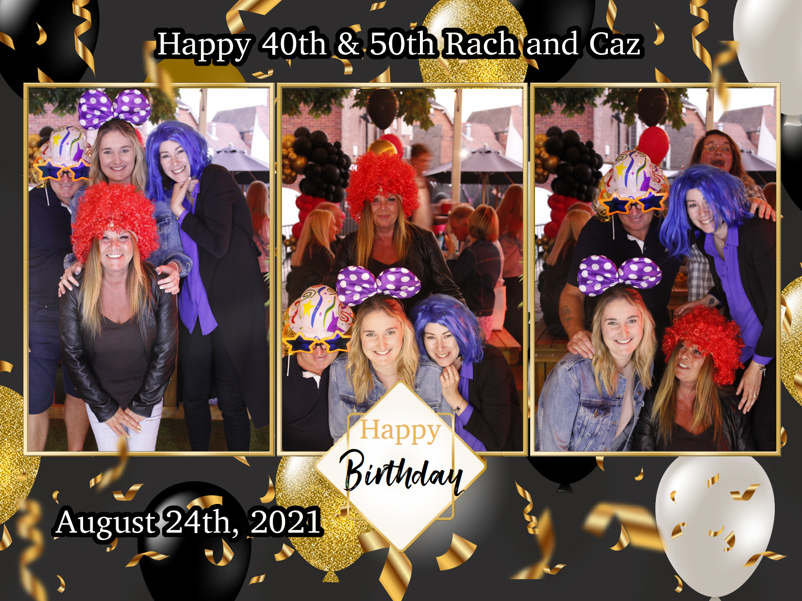 Happy 40th & 50th Rach and Caz | View more photos from the event at my.specialeventsphotobooths.co.uk/u/SpecialEventsPhotoBooths/Happy-40th-50th-Rach-and-Caz