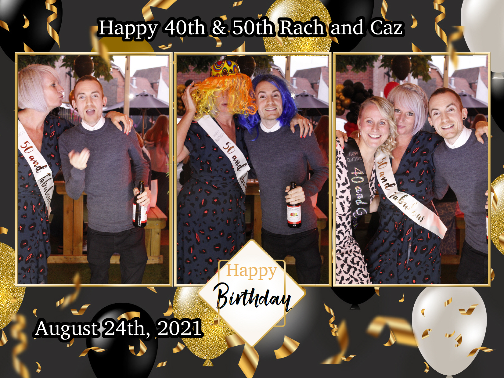 Happy 40th & 50th Rach and Caz | View more photos from the event at my.specialeventsphotobooths.co.uk/u/SpecialEventsPhotoBooths/Happy-40th-50th-Rach-and-Caz
