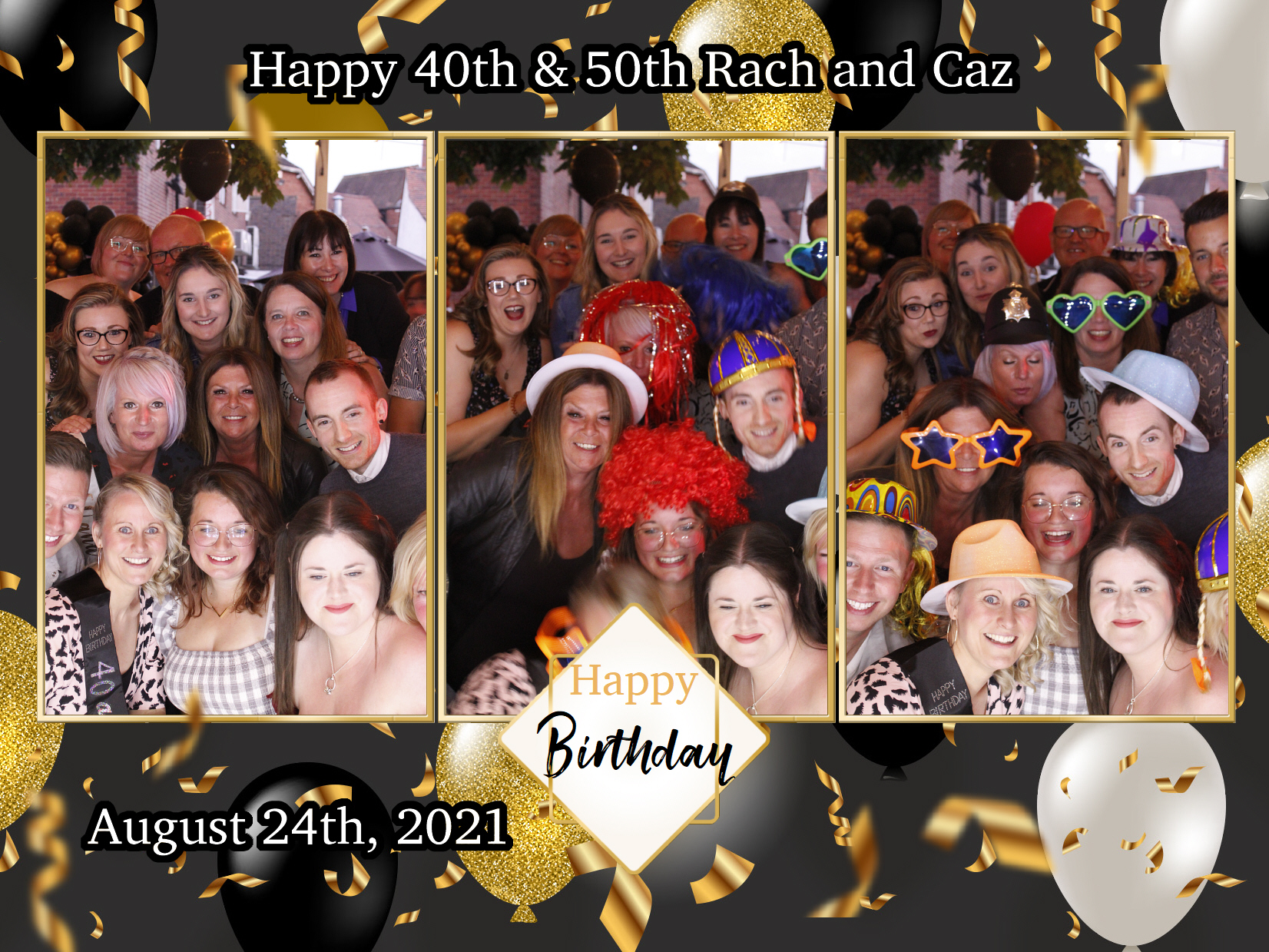 Happy 40th & 50th Rach and Caz | View more photos from the event at my.specialeventsphotobooths.co.uk/u/SpecialEventsPhotoBooths/Happy-40th-50th-Rach-and-Caz