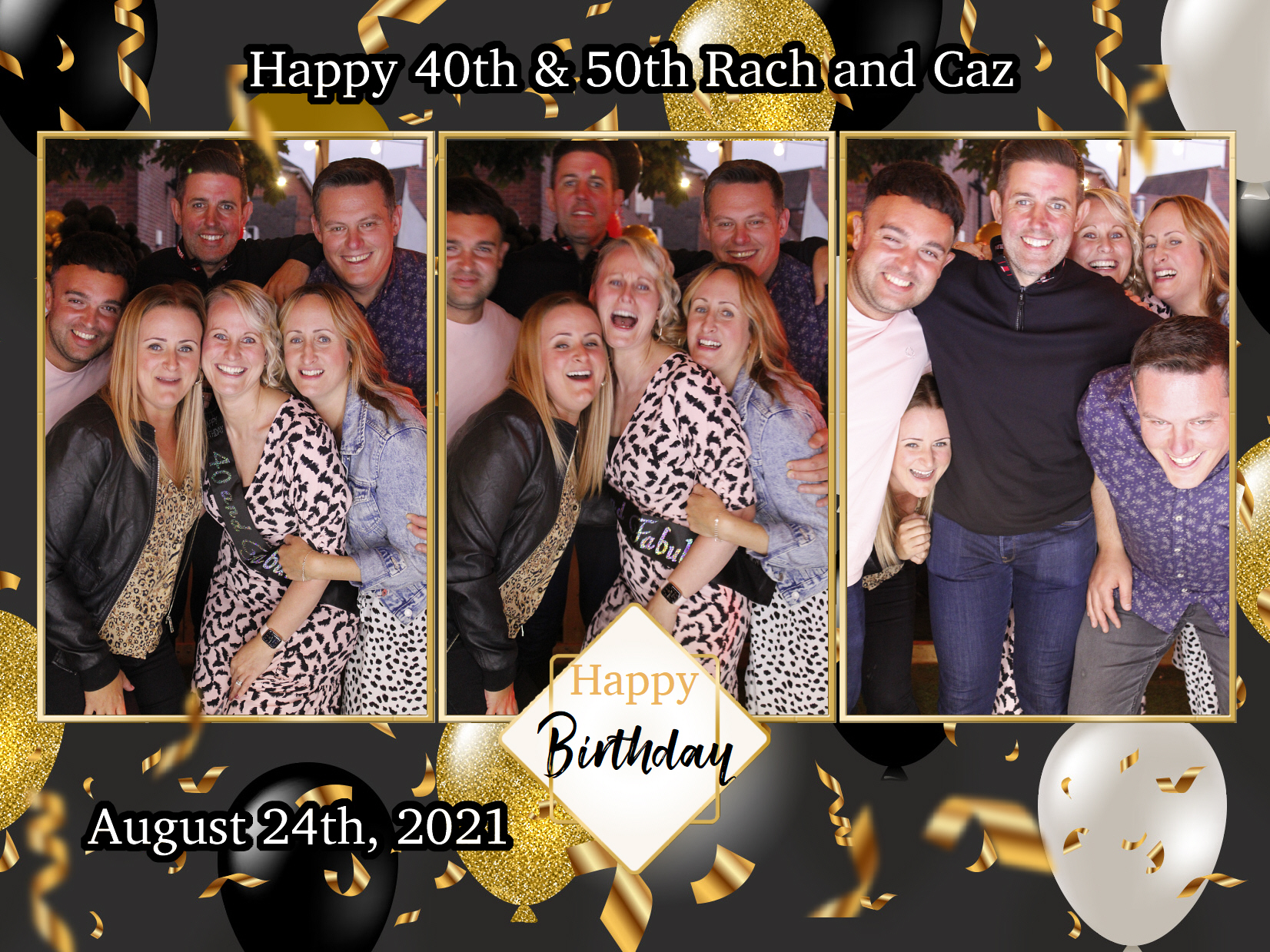 Happy 40th & 50th Rach and Caz | View more photos from the event at my.specialeventsphotobooths.co.uk/u/SpecialEventsPhotoBooths/Happy-40th-50th-Rach-and-Caz
