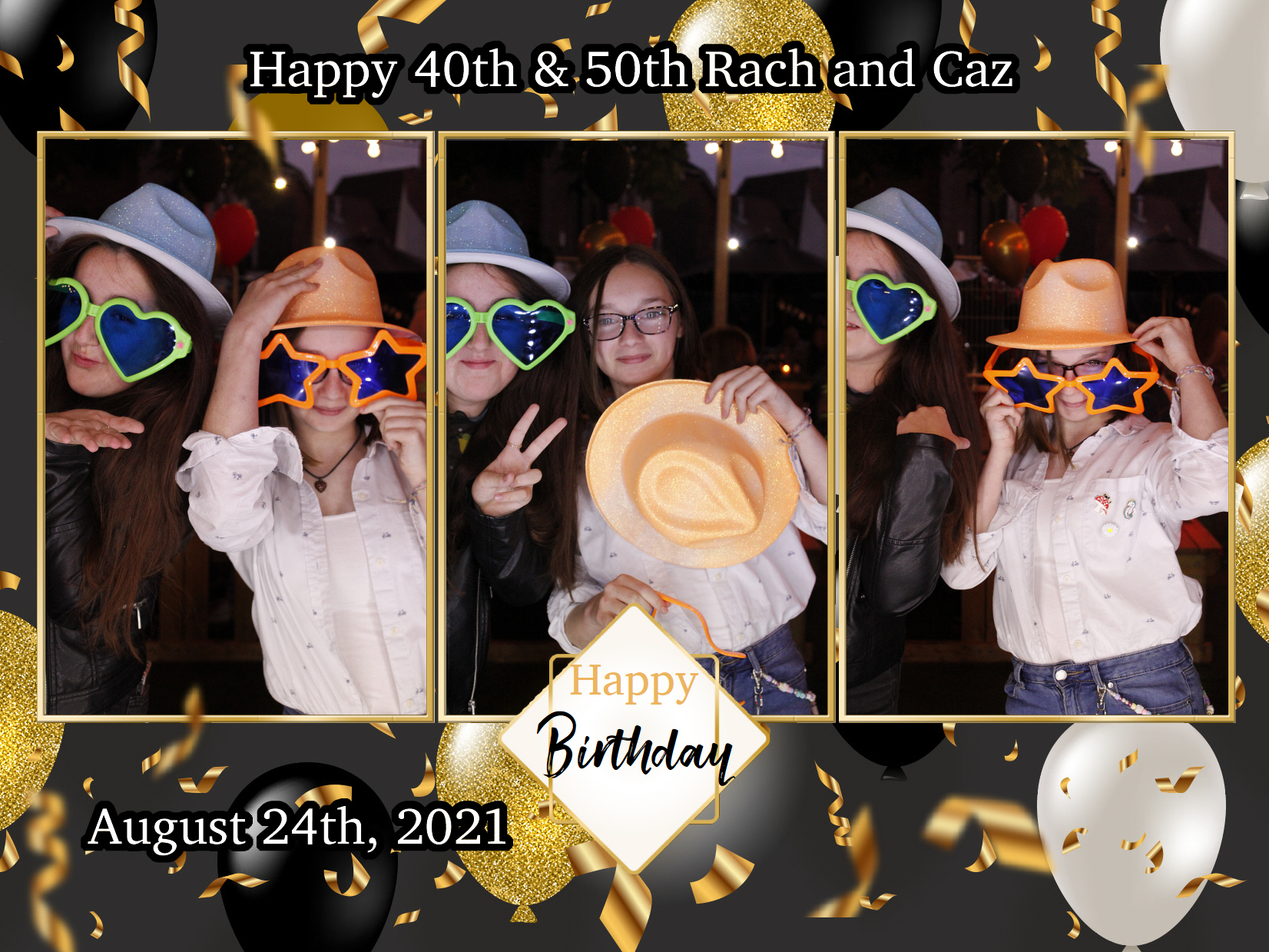 Happy 40th & 50th Rach and Caz | View more photos from the event at my.specialeventsphotobooths.co.uk/u/SpecialEventsPhotoBooths/Happy-40th-50th-Rach-and-Caz