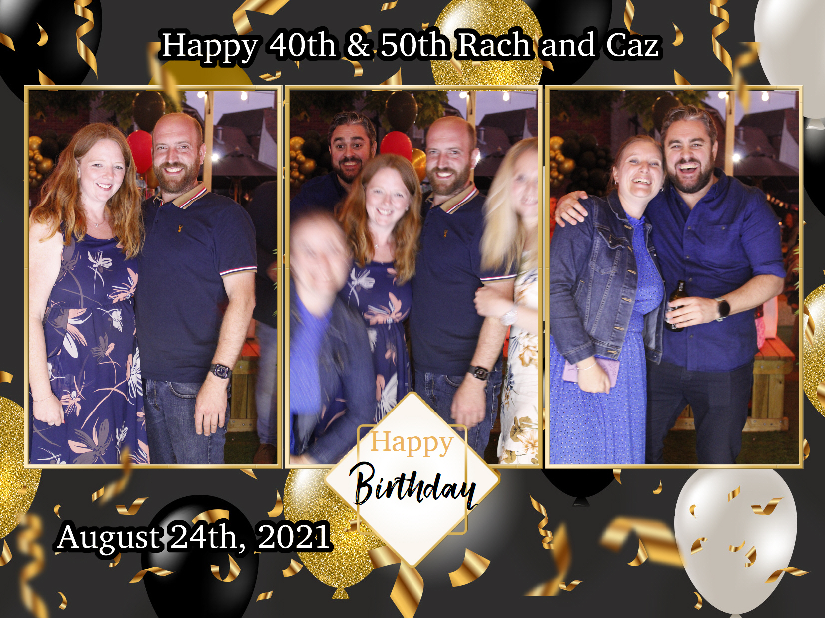 Happy 40th & 50th Rach and Caz | View more photos from the event at my.specialeventsphotobooths.co.uk/u/SpecialEventsPhotoBooths/Happy-40th-50th-Rach-and-Caz