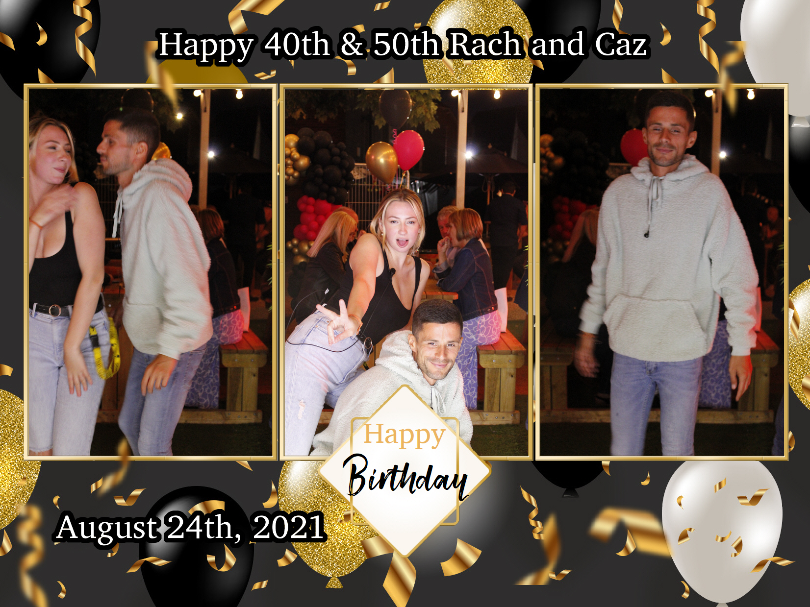 Happy 40th & 50th Rach and Caz | View more photos from the event at my.specialeventsphotobooths.co.uk/u/SpecialEventsPhotoBooths/Happy-40th-50th-Rach-and-Caz