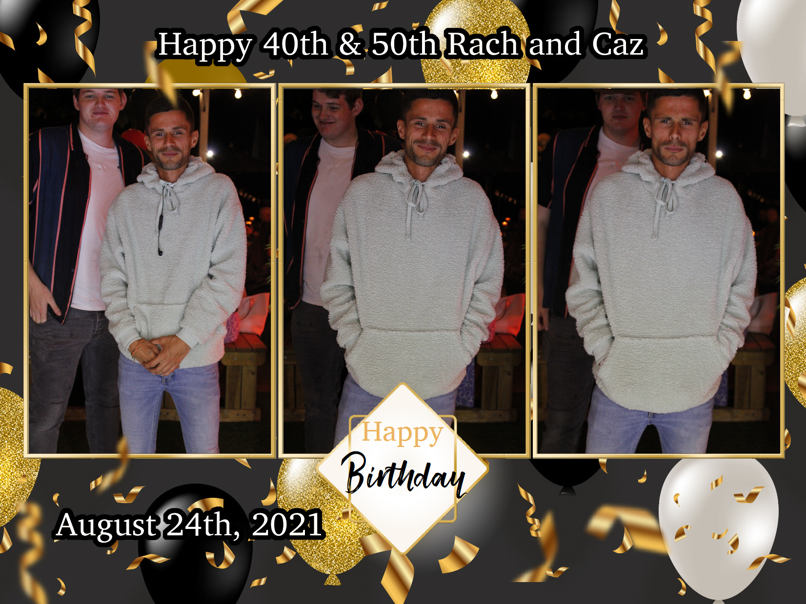 Happy 40th & 50th Rach and Caz | View more photos from the event at my.specialeventsphotobooths.co.uk/u/SpecialEventsPhotoBooths/Happy-40th-50th-Rach-and-Caz