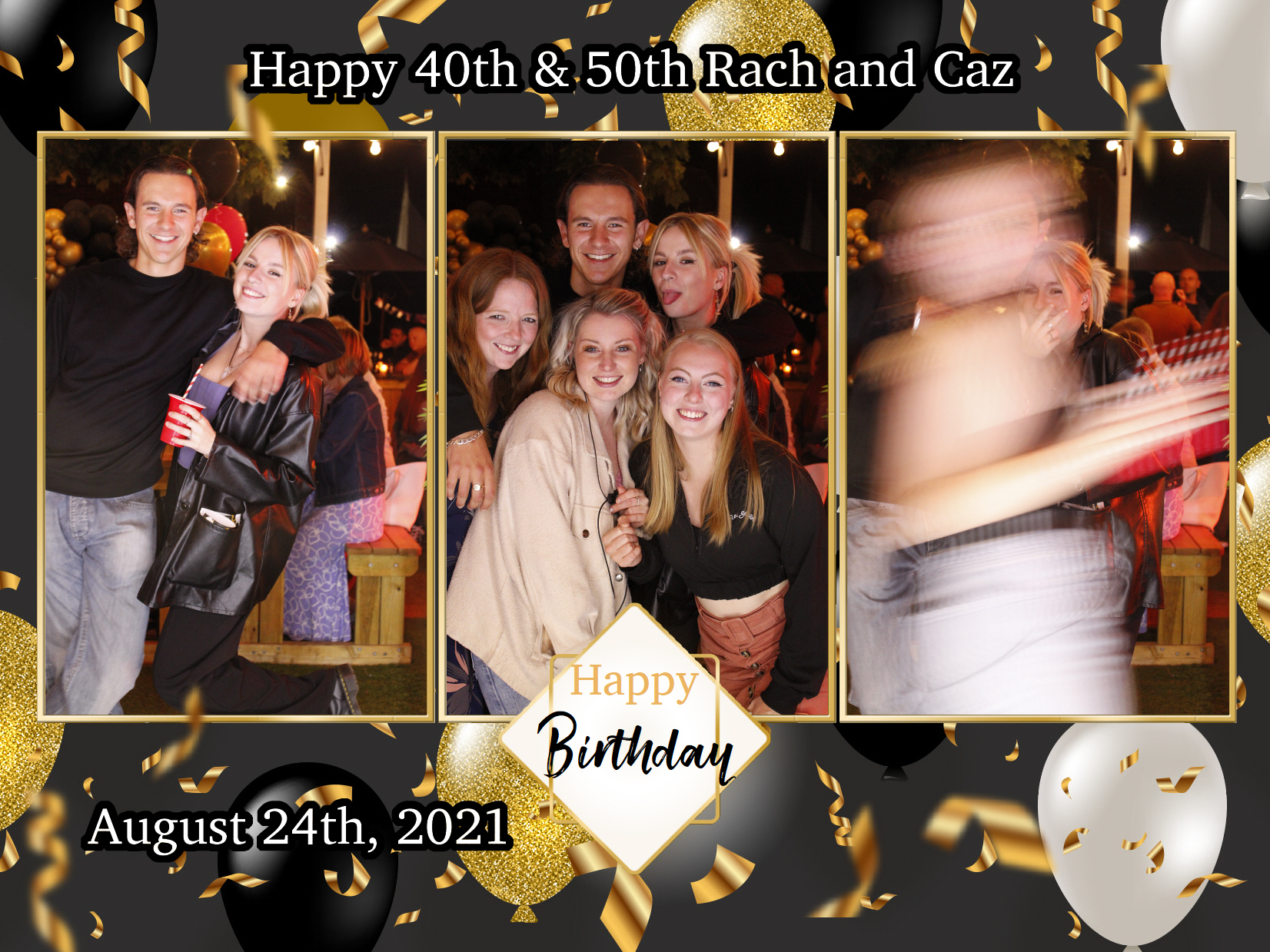 Happy 40th & 50th Rach and Caz | View more photos from the event at my.specialeventsphotobooths.co.uk/u/SpecialEventsPhotoBooths/Happy-40th-50th-Rach-and-Caz