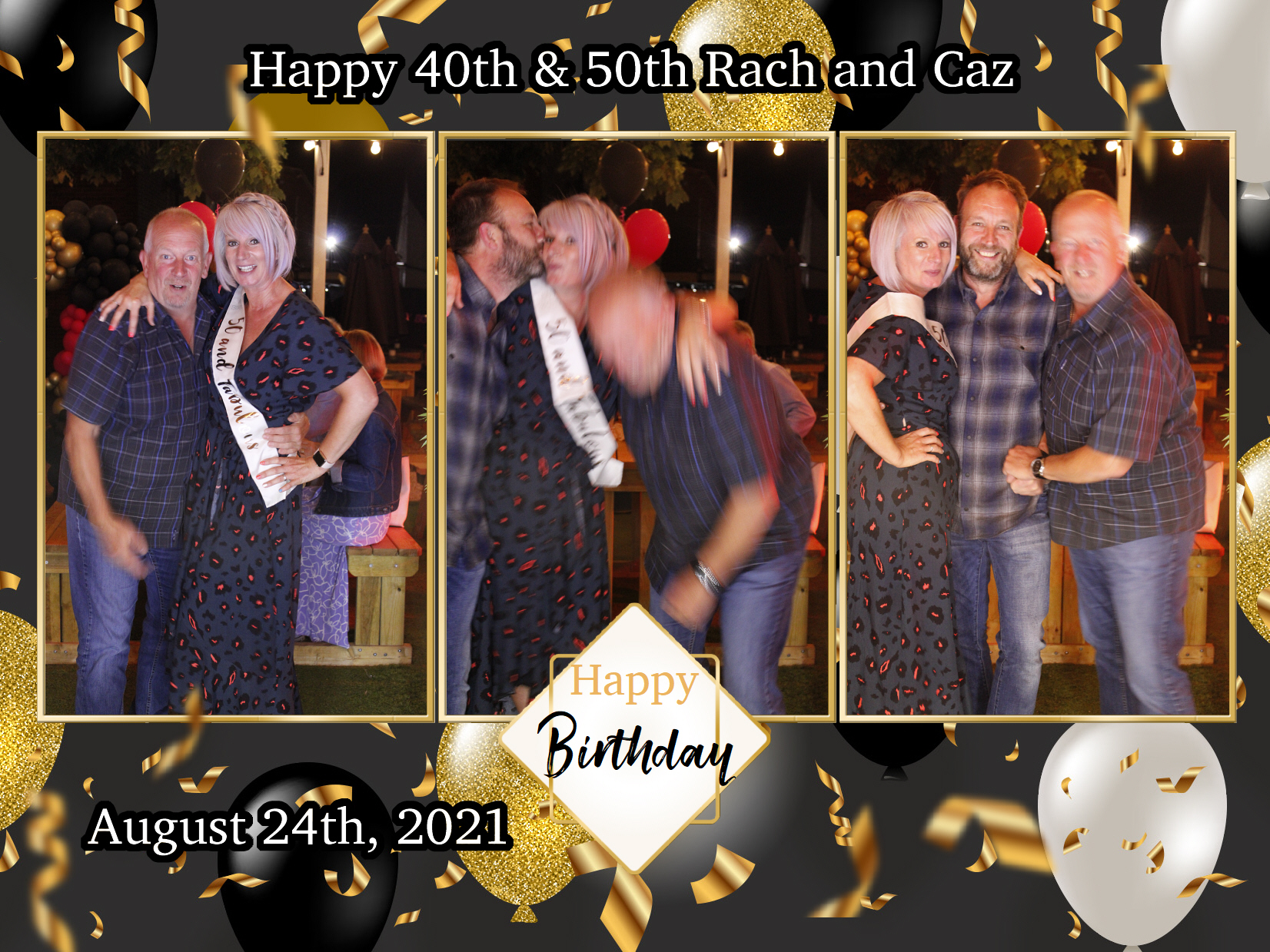 Happy 40th & 50th Rach and Caz | View more photos from the event at my.specialeventsphotobooths.co.uk/u/SpecialEventsPhotoBooths/Happy-40th-50th-Rach-and-Caz