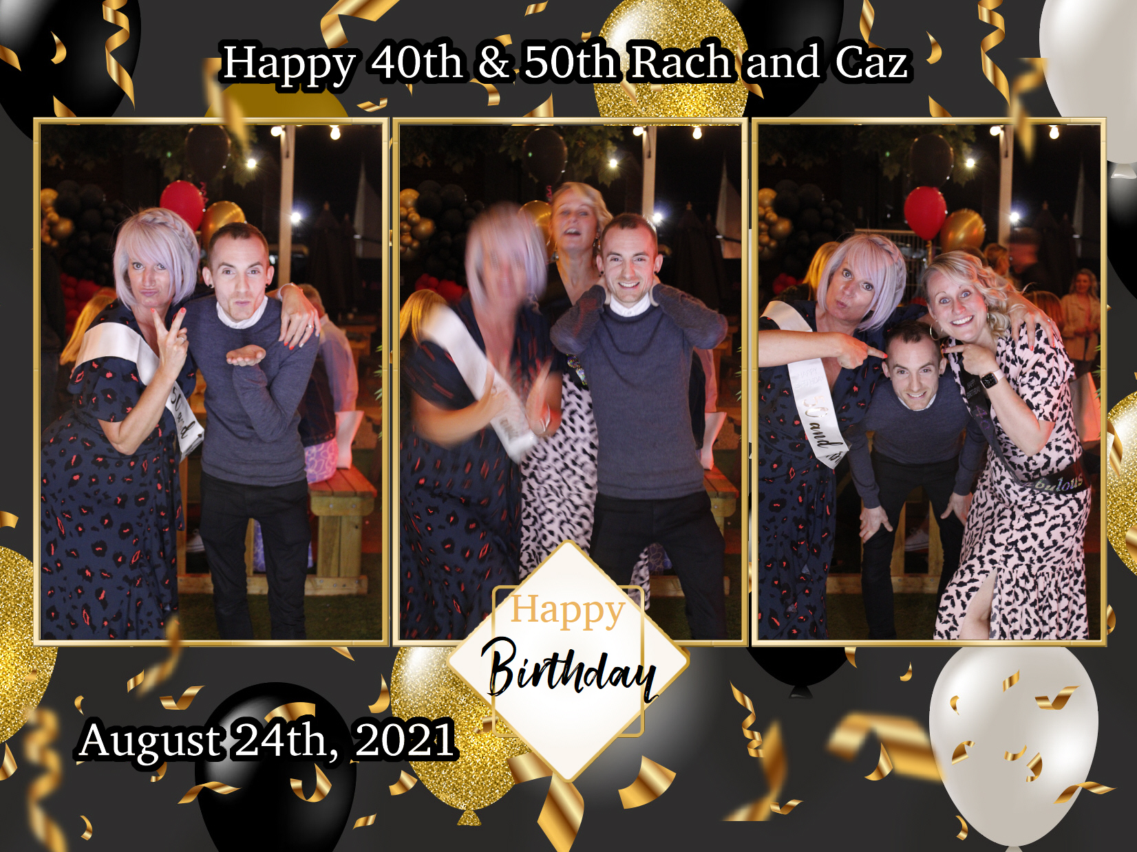Happy 40th & 50th Rach and Caz | View more photos from the event at my.specialeventsphotobooths.co.uk/u/SpecialEventsPhotoBooths/Happy-40th-50th-Rach-and-Caz
