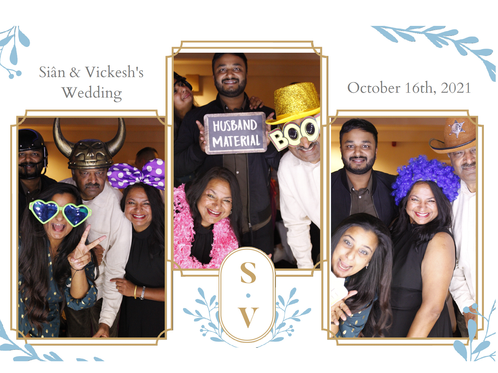 Siân & Vickesh's Wedding | View more photos from the event at my.specialeventsphotobooths.co.uk/u/SpecialEventsPhotoBooths/Siân-Vickeshs-Wedding