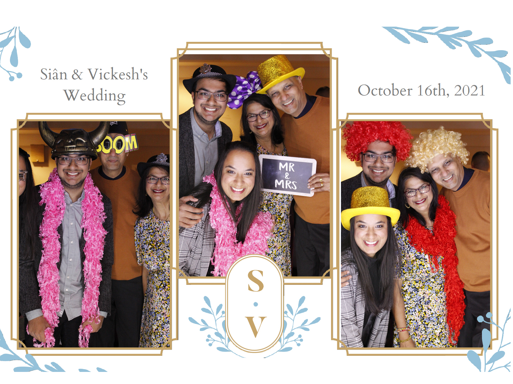 Siân & Vickesh's Wedding | View more photos from the event at my.specialeventsphotobooths.co.uk/u/SpecialEventsPhotoBooths/Siân-Vickeshs-Wedding
