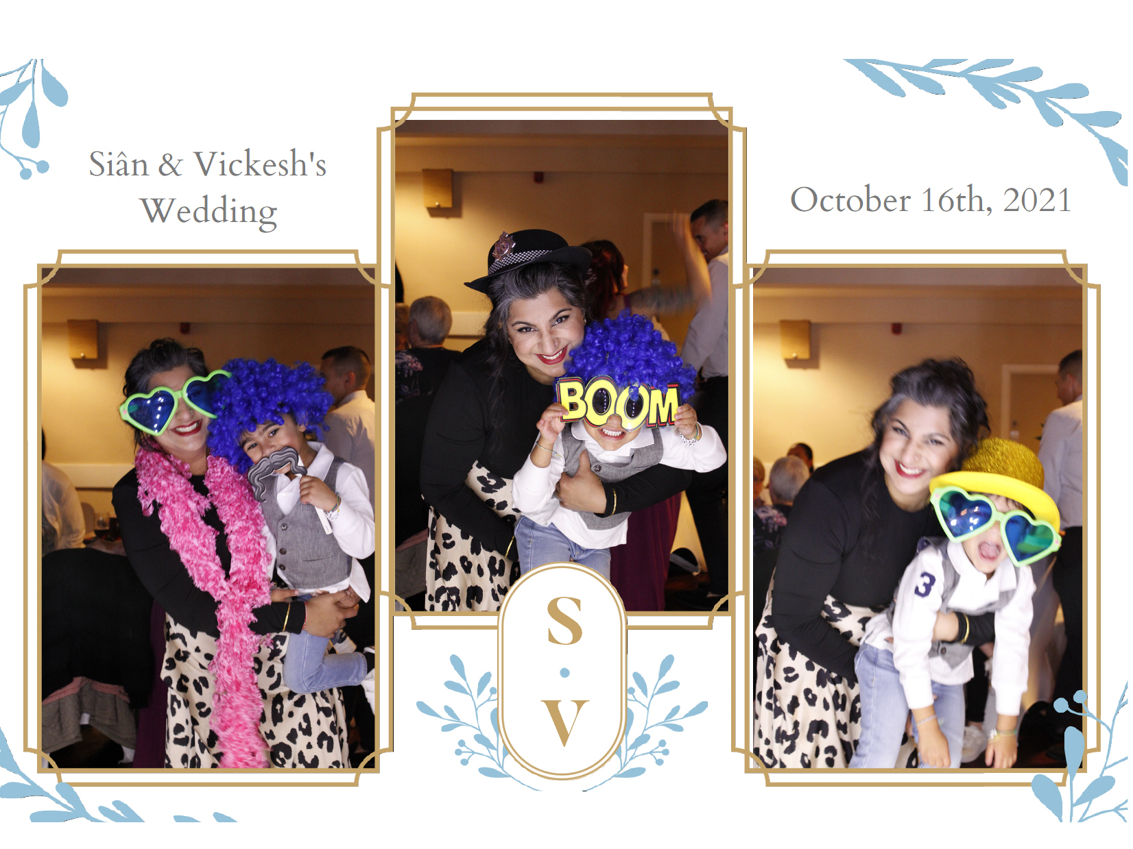 Siân & Vickesh's Wedding | View more photos from the event at my.specialeventsphotobooths.co.uk/u/SpecialEventsPhotoBooths/Siân-Vickeshs-Wedding