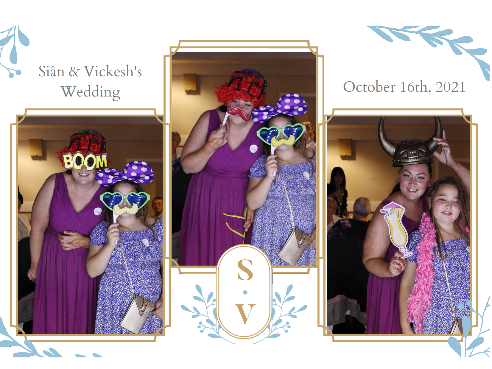Siân & Vickesh's Wedding | View more photos from the event at my.specialeventsphotobooths.co.uk/u/SpecialEventsPhotoBooths/Siân-Vickeshs-Wedding