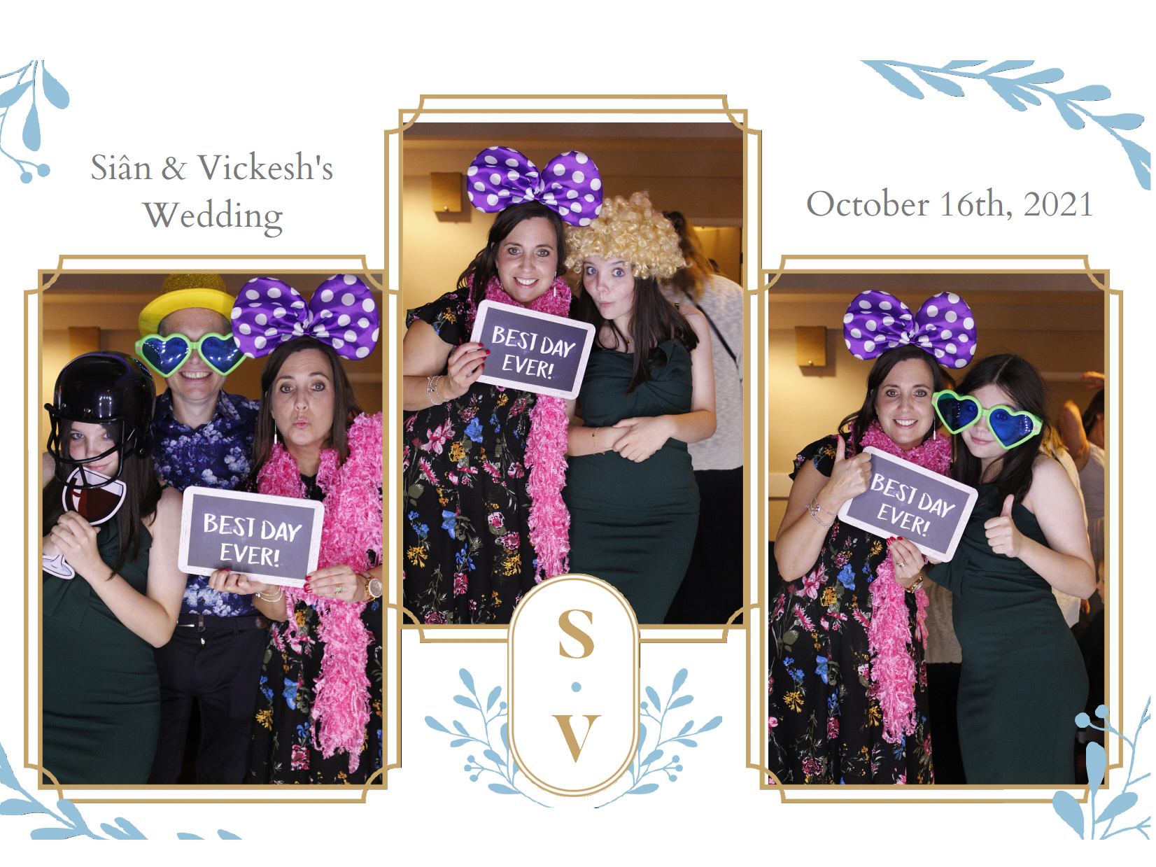 Siân & Vickesh's Wedding | View more photos from the event at my.specialeventsphotobooths.co.uk/u/SpecialEventsPhotoBooths/Siân-Vickeshs-Wedding