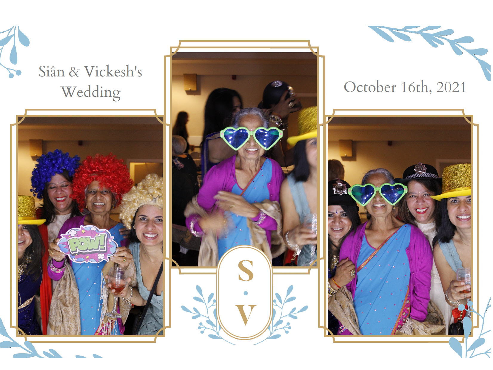 Siân & Vickesh's Wedding | View more photos from the event at my.specialeventsphotobooths.co.uk/u/SpecialEventsPhotoBooths/Siân-Vickeshs-Wedding
