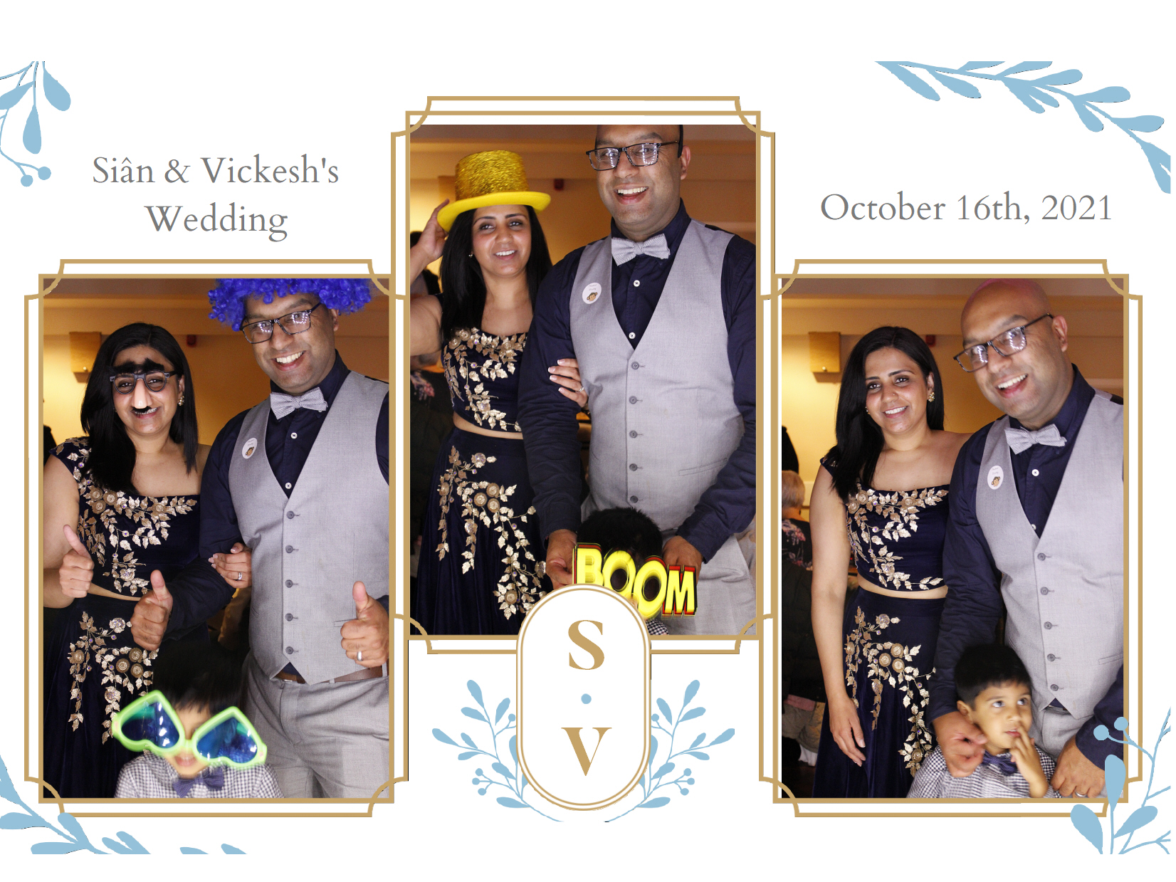 Siân & Vickesh's Wedding | View more photos from the event at my.specialeventsphotobooths.co.uk/u/SpecialEventsPhotoBooths/Siân-Vickeshs-Wedding