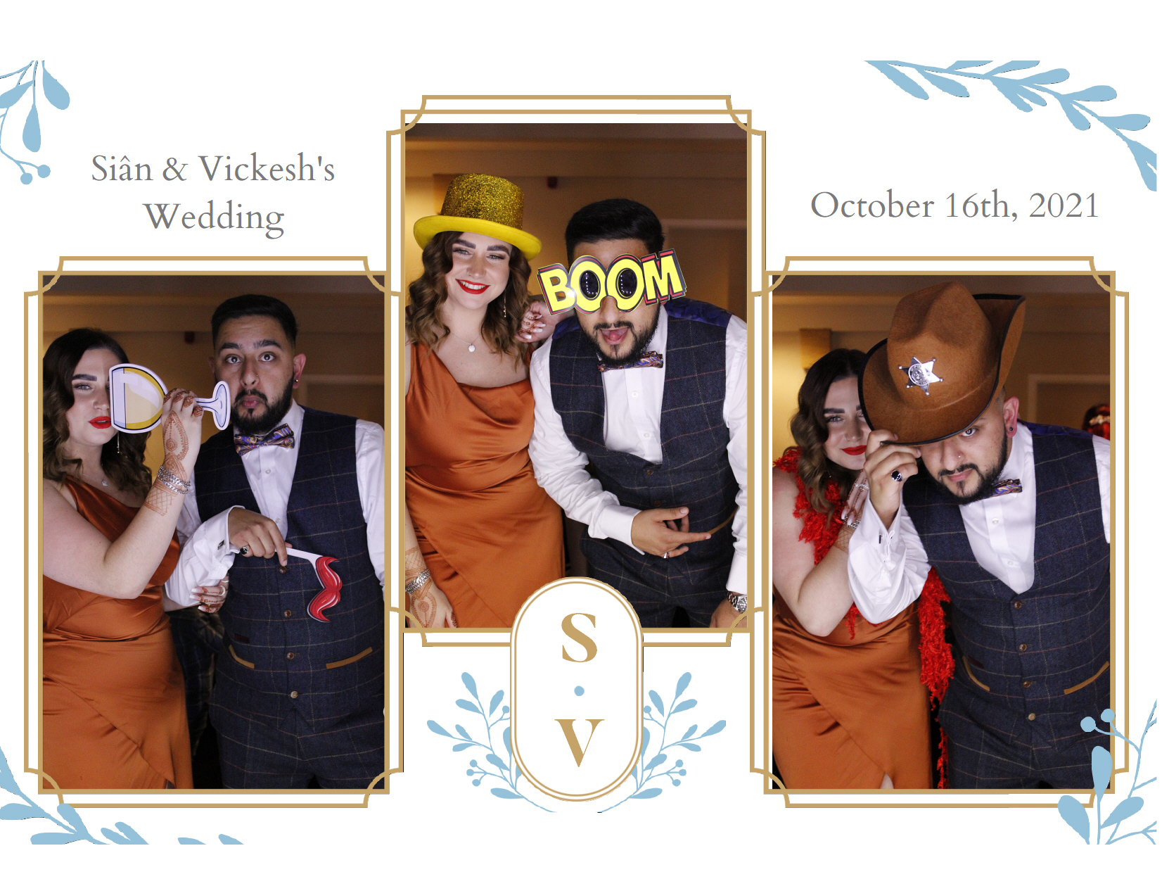 Siân & Vickesh's Wedding | View more photos from the event at my.specialeventsphotobooths.co.uk/u/SpecialEventsPhotoBooths/Siân-Vickeshs-Wedding