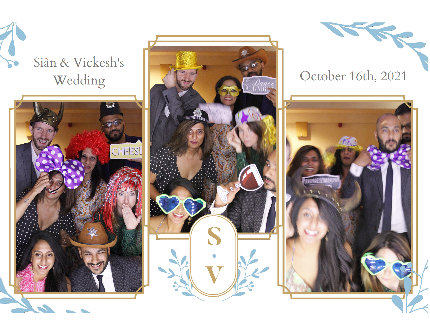Siân & Vickesh's Wedding | View more photos from the event at my.specialeventsphotobooths.co.uk/u/SpecialEventsPhotoBooths/Siân-Vickeshs-Wedding
