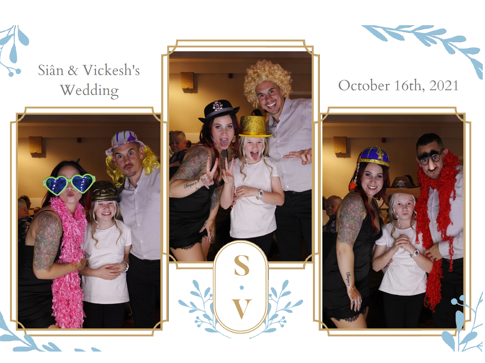 Siân & Vickesh's Wedding | View more photos from the event at my.specialeventsphotobooths.co.uk/u/SpecialEventsPhotoBooths/Siân-Vickeshs-Wedding
