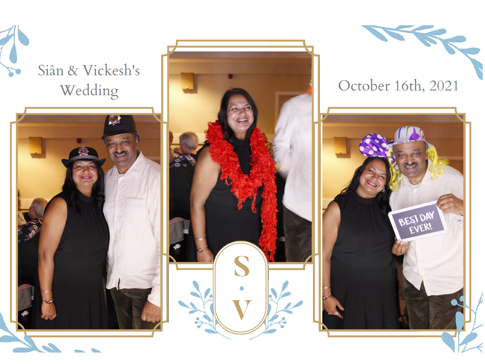 Siân & Vickesh's Wedding | View more photos from the event at my.specialeventsphotobooths.co.uk/u/SpecialEventsPhotoBooths/Siân-Vickeshs-Wedding
