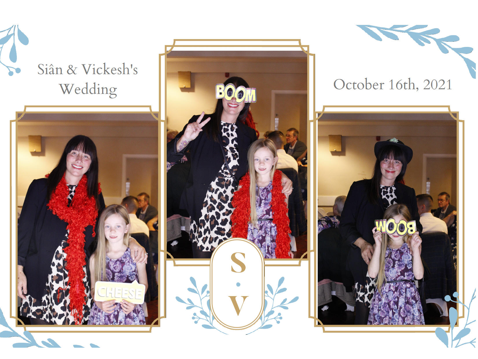 Siân & Vickesh's Wedding | View more photos from the event at my.specialeventsphotobooths.co.uk/u/SpecialEventsPhotoBooths/Siân-Vickeshs-Wedding