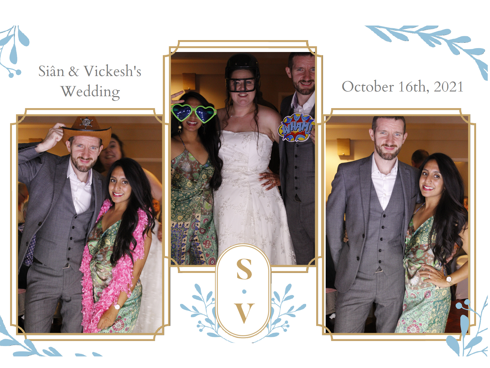 Siân & Vickesh's Wedding | View more photos from the event at my.specialeventsphotobooths.co.uk/u/SpecialEventsPhotoBooths/Siân-Vickeshs-Wedding