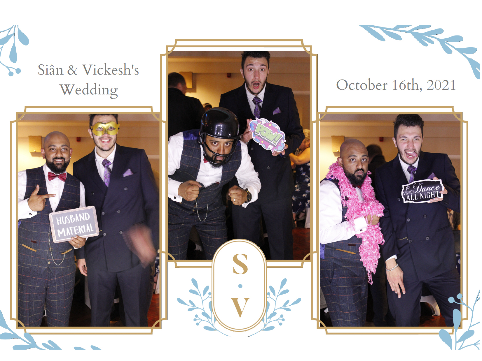 Siân & Vickesh's Wedding | View more photos from the event at my.specialeventsphotobooths.co.uk/u/SpecialEventsPhotoBooths/Siân-Vickeshs-Wedding