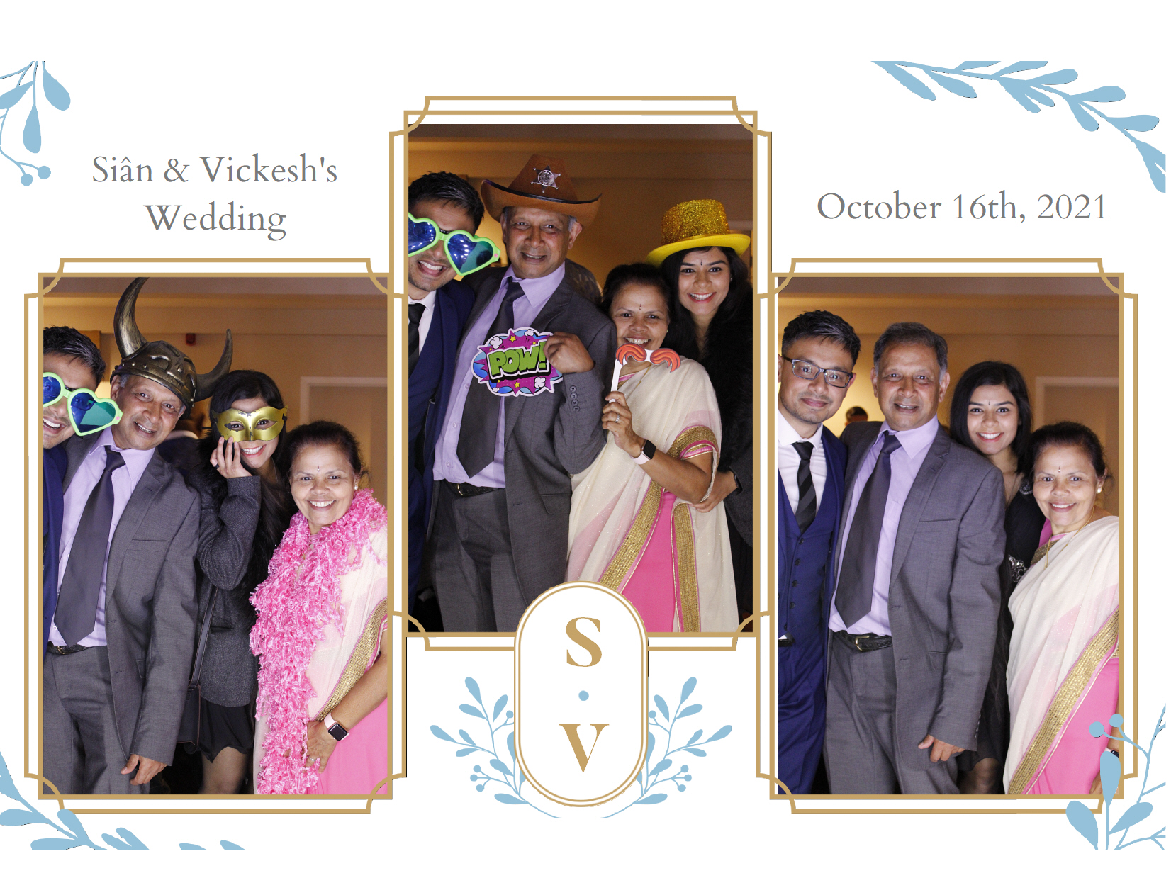 Siân & Vickesh's Wedding | View more photos from the event at my.specialeventsphotobooths.co.uk/u/SpecialEventsPhotoBooths/Siân-Vickeshs-Wedding