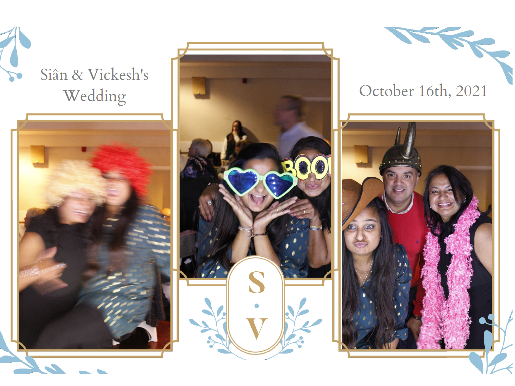Siân & Vickesh's Wedding | View more photos from the event at my.specialeventsphotobooths.co.uk/u/SpecialEventsPhotoBooths/Siân-Vickeshs-Wedding