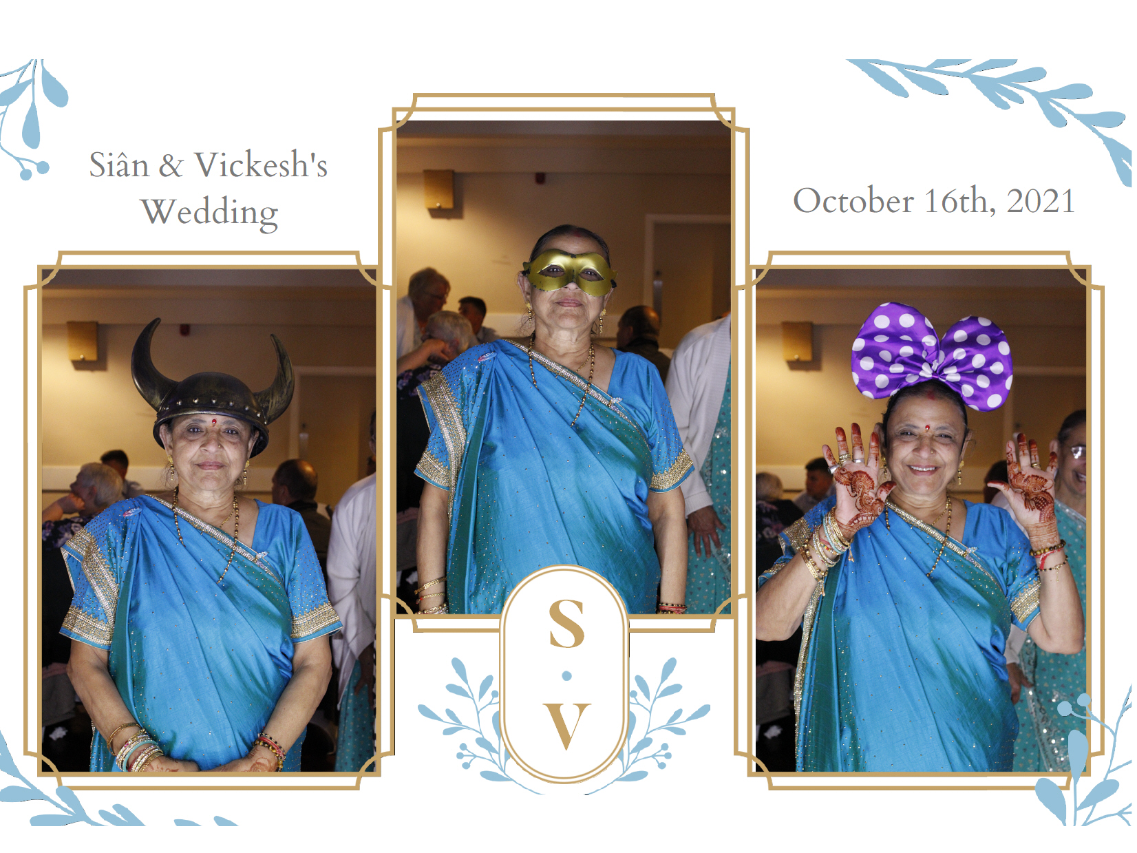 Siân & Vickesh's Wedding | View more photos from the event at my.specialeventsphotobooths.co.uk/u/SpecialEventsPhotoBooths/Siân-Vickeshs-Wedding