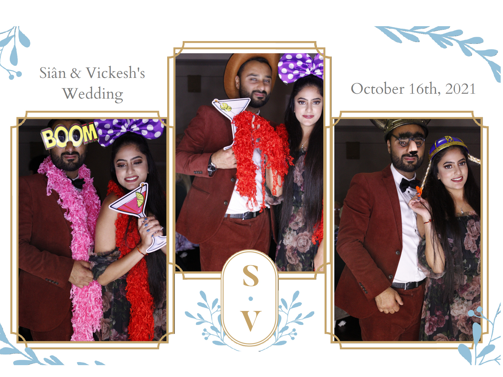 Siân & Vickesh's Wedding | View more photos from the event at my.specialeventsphotobooths.co.uk/u/SpecialEventsPhotoBooths/Siân-Vickeshs-Wedding