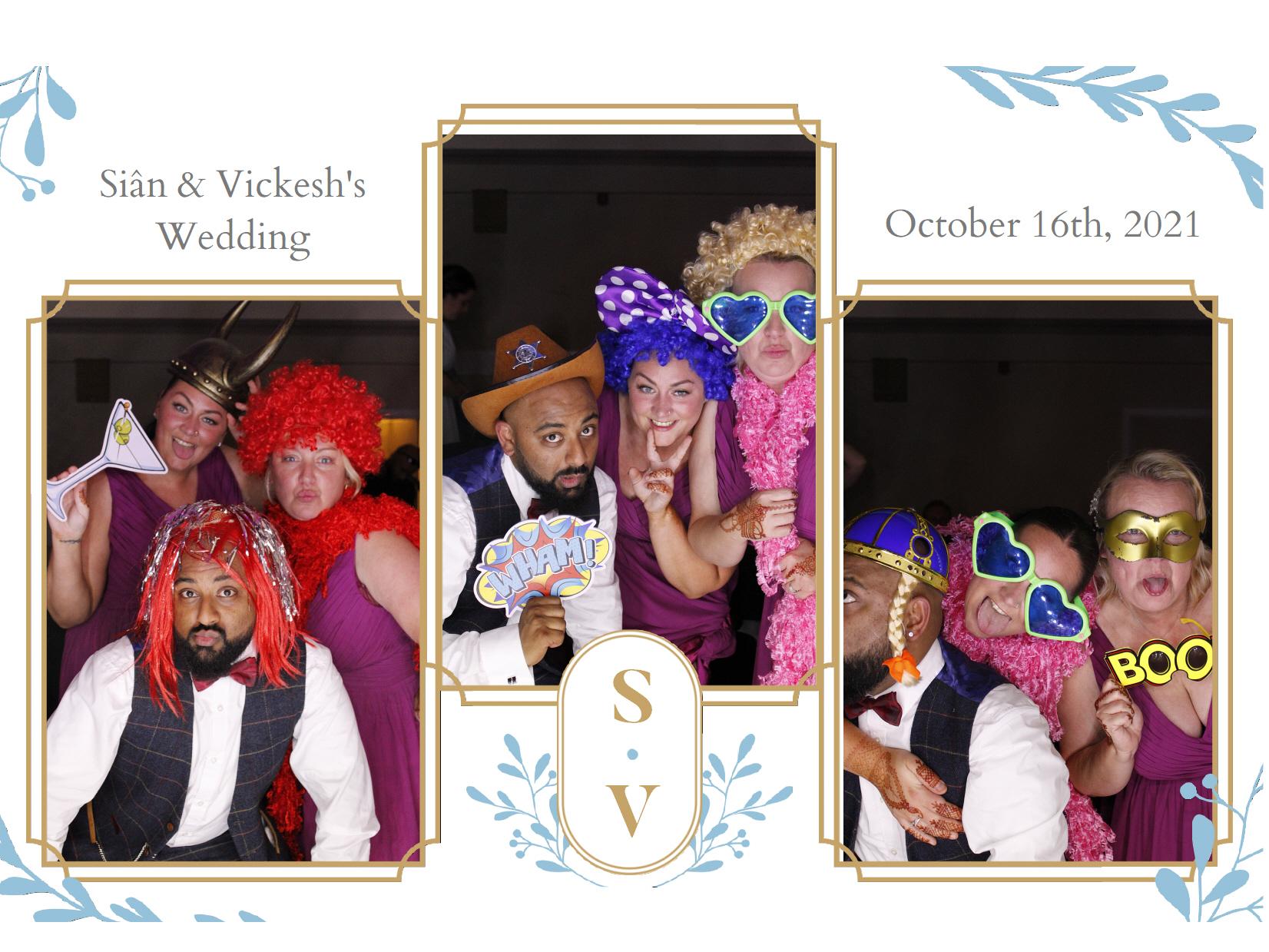 Siân & Vickesh's Wedding | View more photos from the event at my.specialeventsphotobooths.co.uk/u/SpecialEventsPhotoBooths/Siân-Vickeshs-Wedding