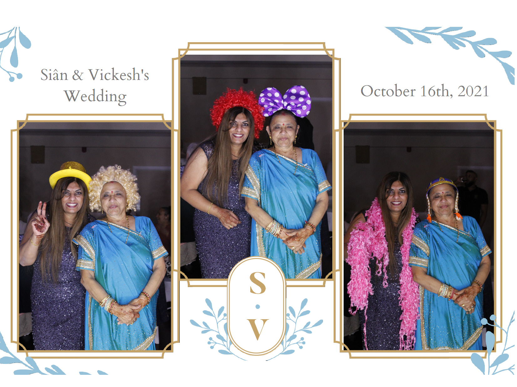 Siân & Vickesh's Wedding | View more photos from the event at my.specialeventsphotobooths.co.uk/u/SpecialEventsPhotoBooths/Siân-Vickeshs-Wedding