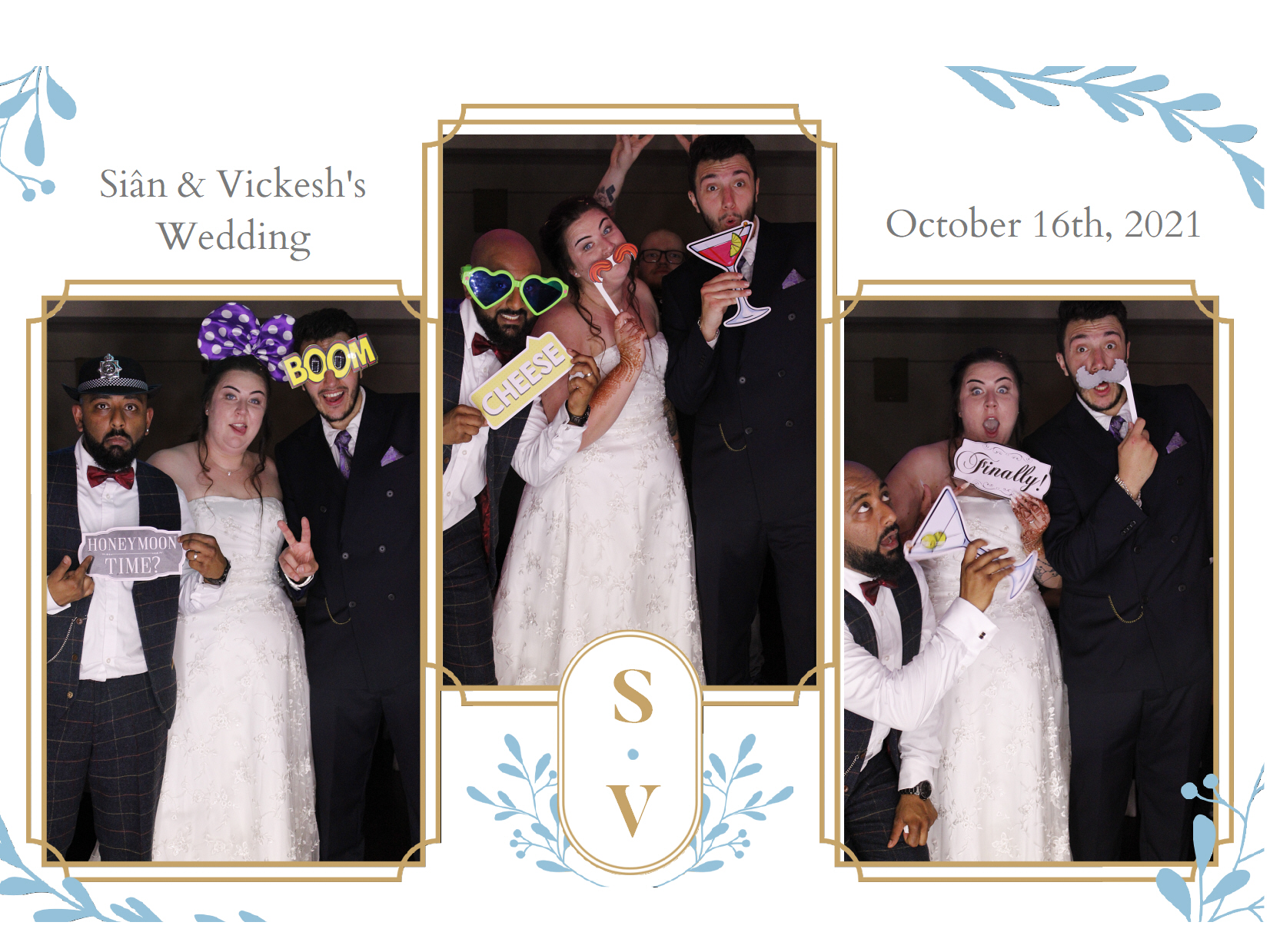 Siân & Vickesh's Wedding | View more photos from the event at my.specialeventsphotobooths.co.uk/u/SpecialEventsPhotoBooths/Siân-Vickeshs-Wedding