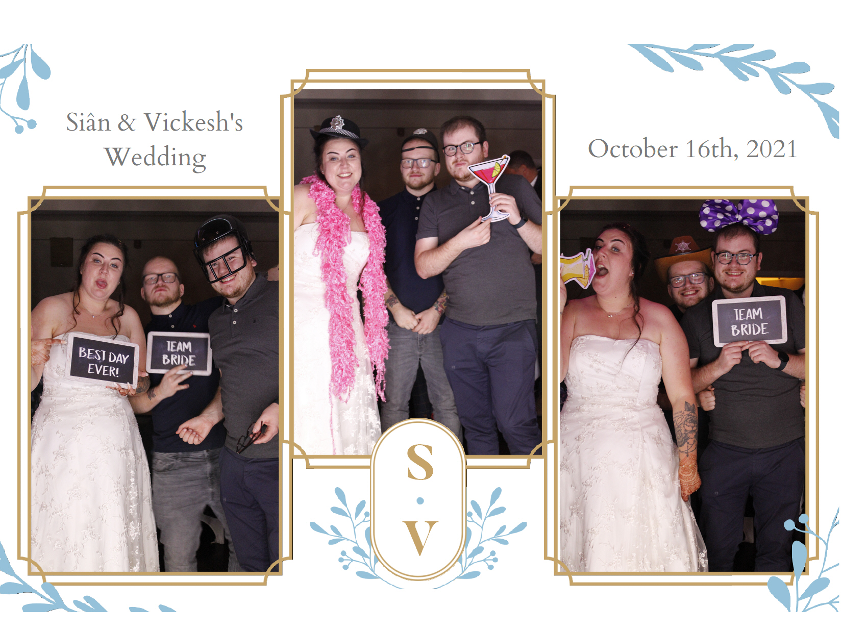 Siân & Vickesh's Wedding | View more photos from the event at my.specialeventsphotobooths.co.uk/u/SpecialEventsPhotoBooths/Siân-Vickeshs-Wedding
