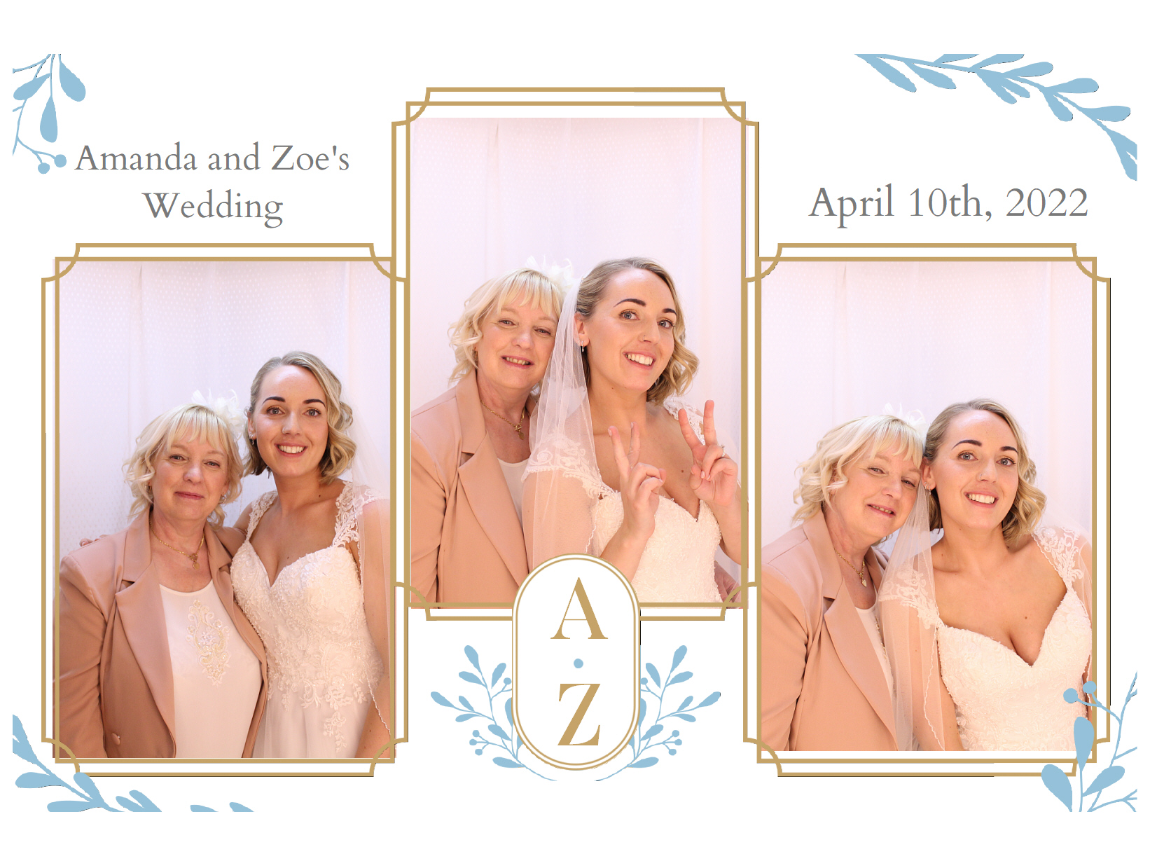 Amanda and Zoe's Wedding | View more photos from the event at my.specialeventsphotobooths.co.uk/u/SpecialEventsPhotoBooths/Amanda-and-Zoes-Wedding