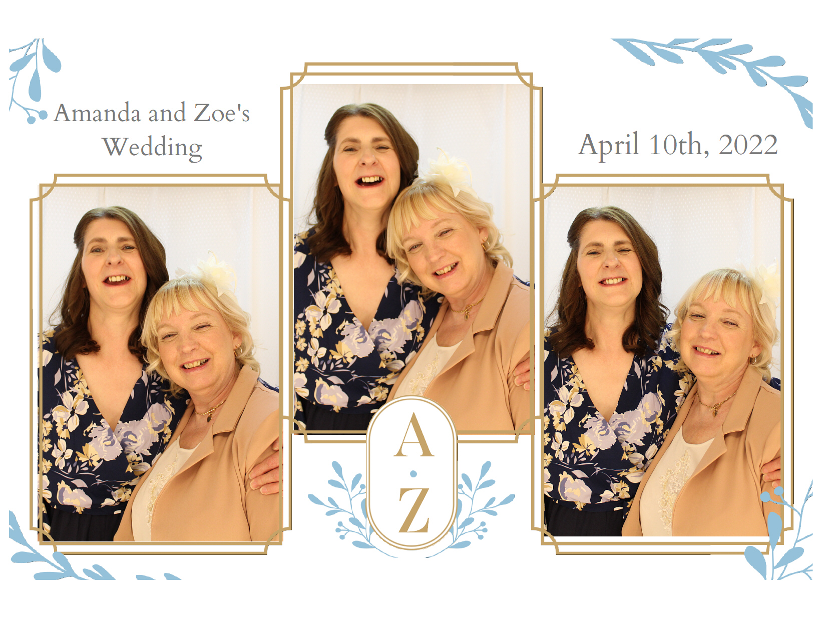 Amanda and Zoe's Wedding | View more photos from the event at my.specialeventsphotobooths.co.uk/u/SpecialEventsPhotoBooths/Amanda-and-Zoes-Wedding