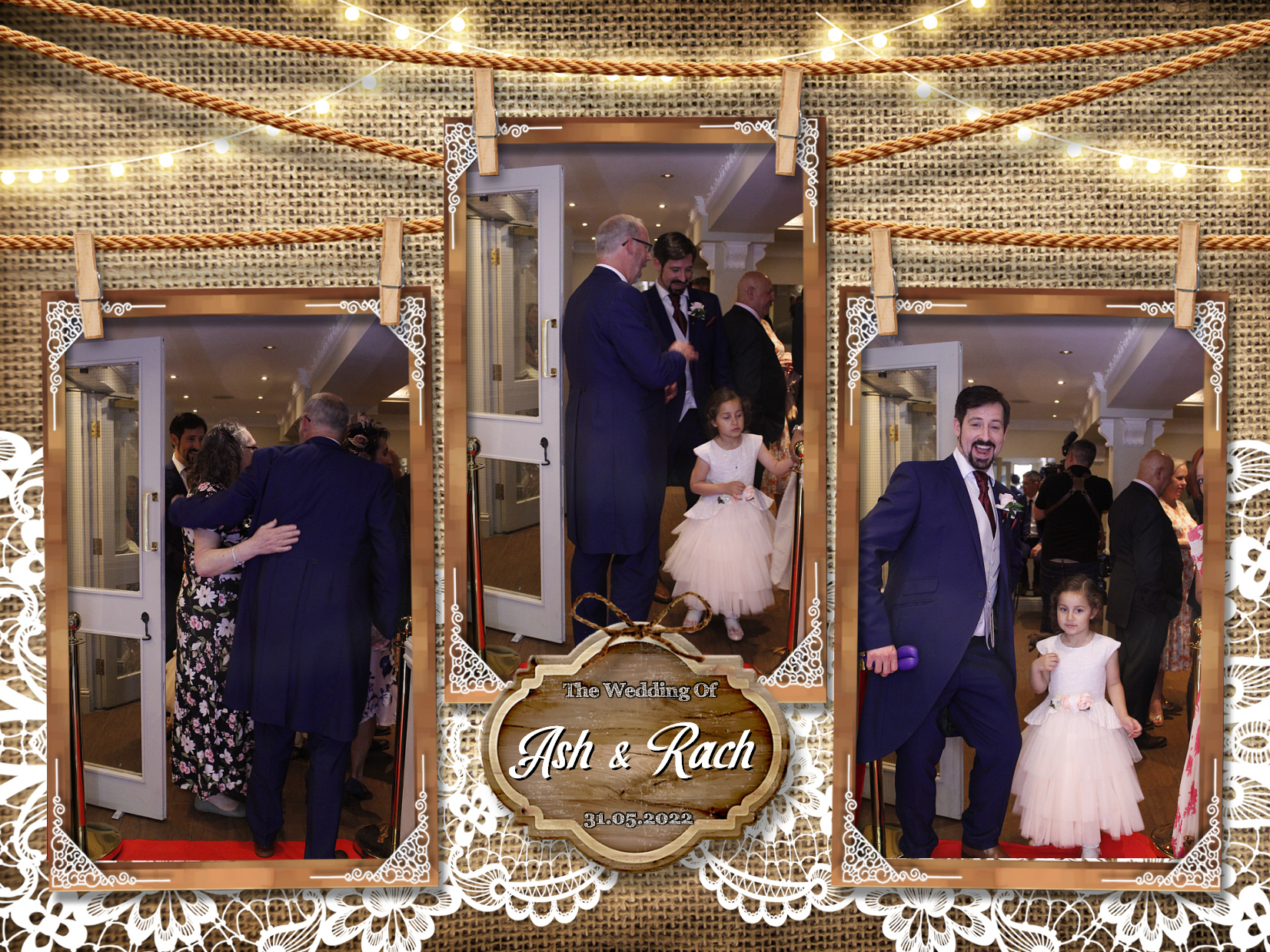 Ash and Rach's Wedding | View more photos from the event at my.specialeventsphotobooths.co.uk/u/SpecialEventsPhotoBooths/Ash-and-Rachs-Wedding