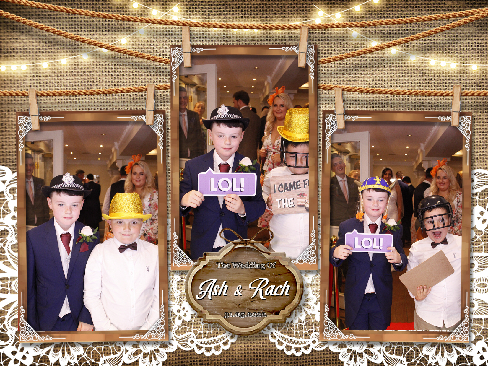 Ash and Rach's Wedding | View more photos from the event at my.specialeventsphotobooths.co.uk/u/SpecialEventsPhotoBooths/Ash-and-Rachs-Wedding