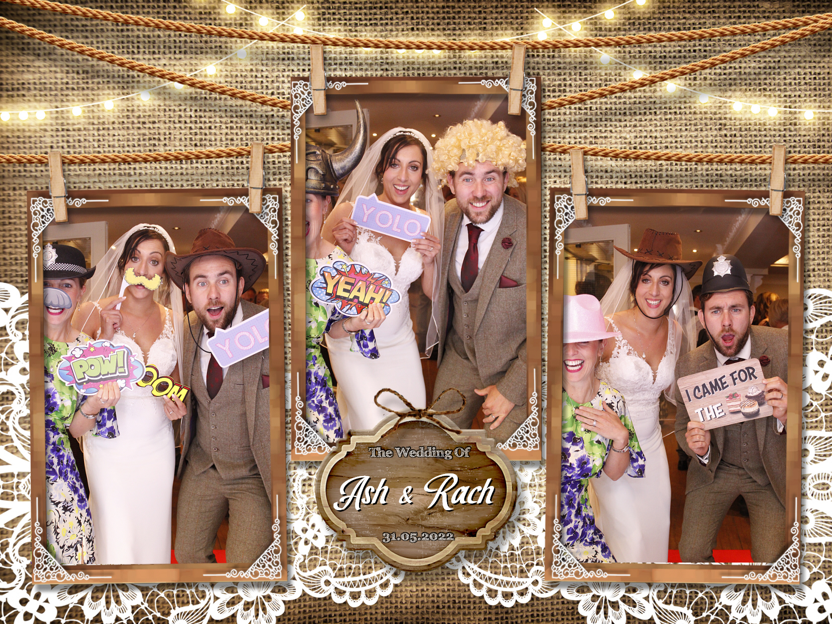 Ash and Rach's Wedding | View more photos from the event at my.specialeventsphotobooths.co.uk/u/SpecialEventsPhotoBooths/Ash-and-Rachs-Wedding