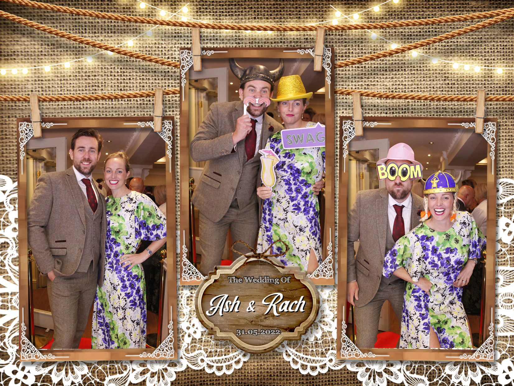 Ash and Rach's Wedding | View more photos from the event at my.specialeventsphotobooths.co.uk/u/SpecialEventsPhotoBooths/Ash-and-Rachs-Wedding