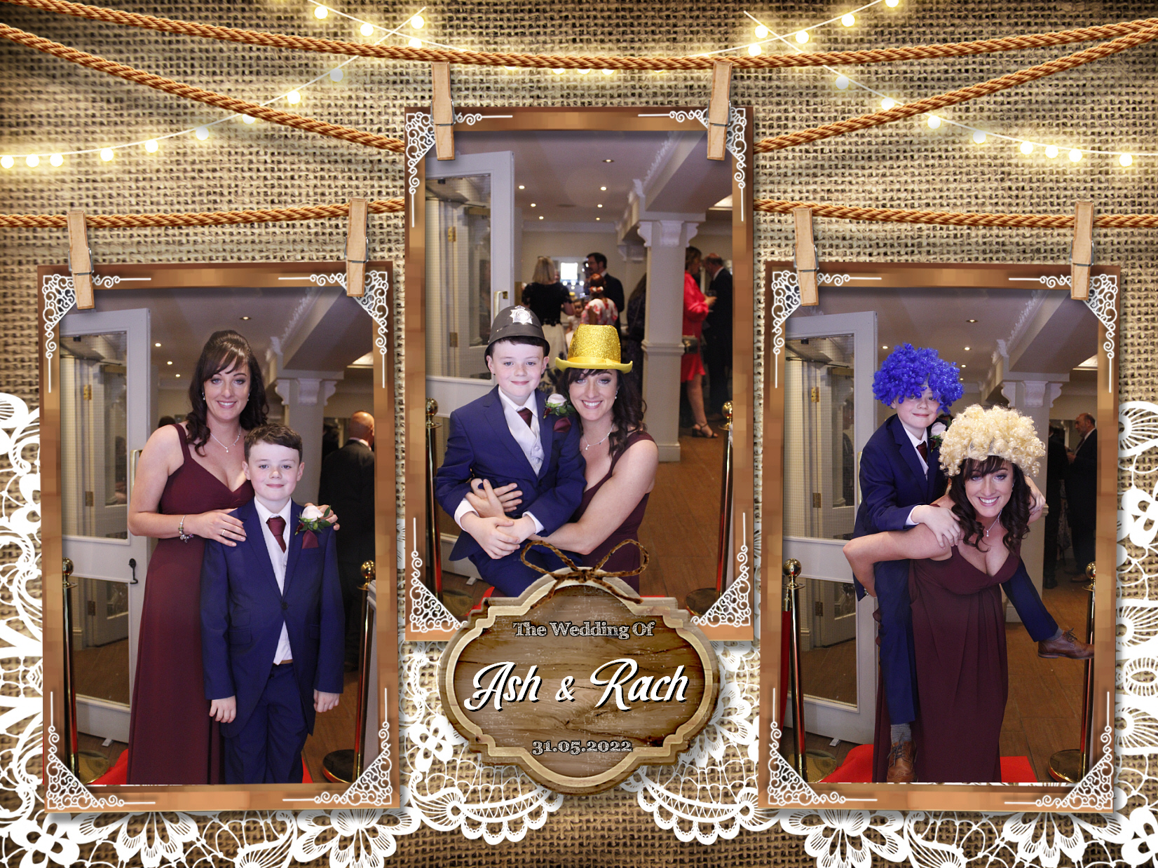 Ash and Rach's Wedding | View more photos from the event at my.specialeventsphotobooths.co.uk/u/SpecialEventsPhotoBooths/Ash-and-Rachs-Wedding