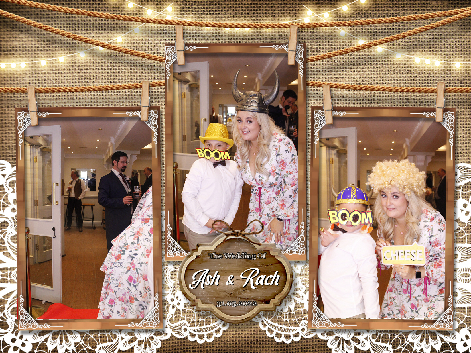 Ash and Rach's Wedding | View more photos from the event at my.specialeventsphotobooths.co.uk/u/SpecialEventsPhotoBooths/Ash-and-Rachs-Wedding